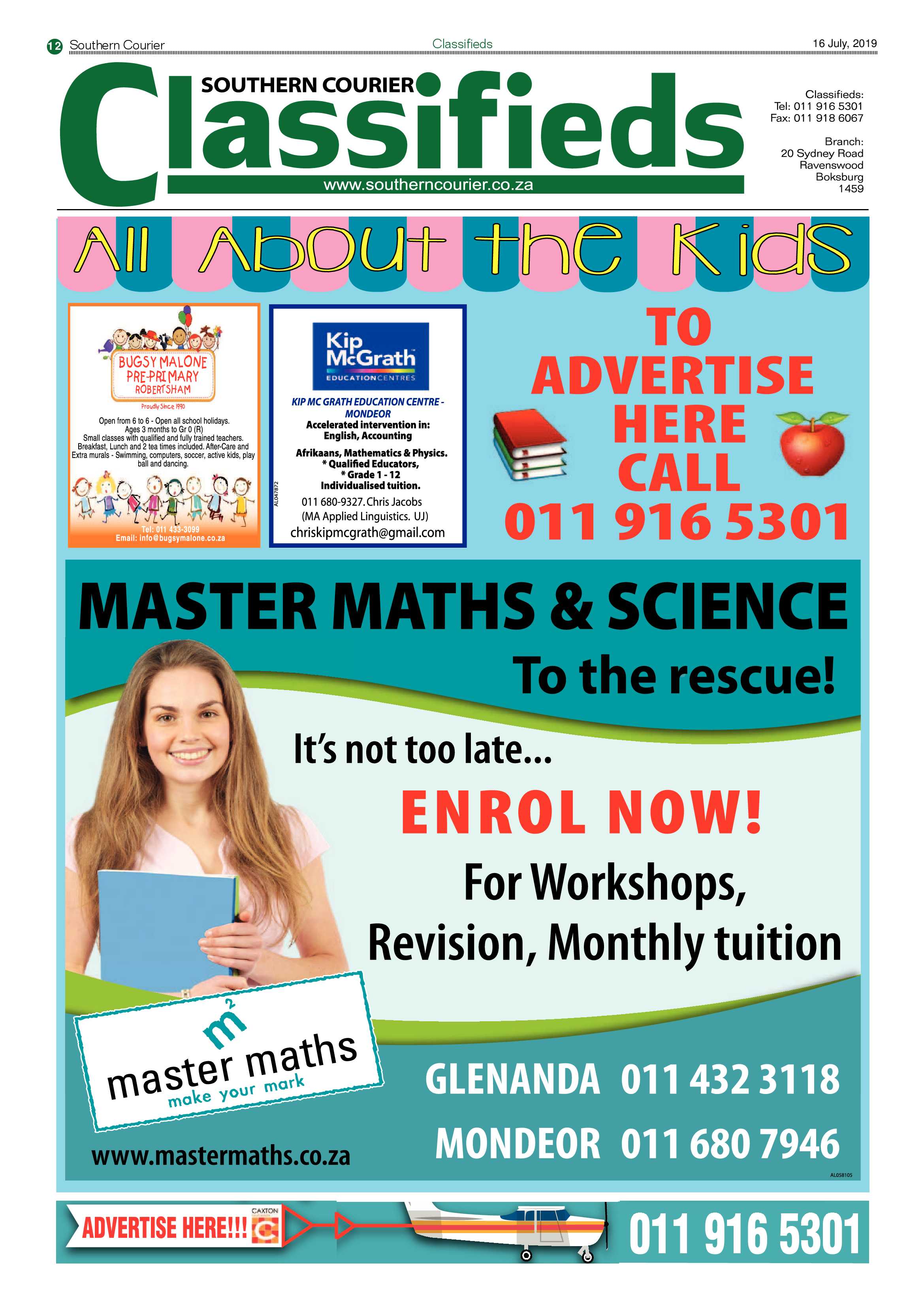 Southern Courier 16 July 2019 page 12