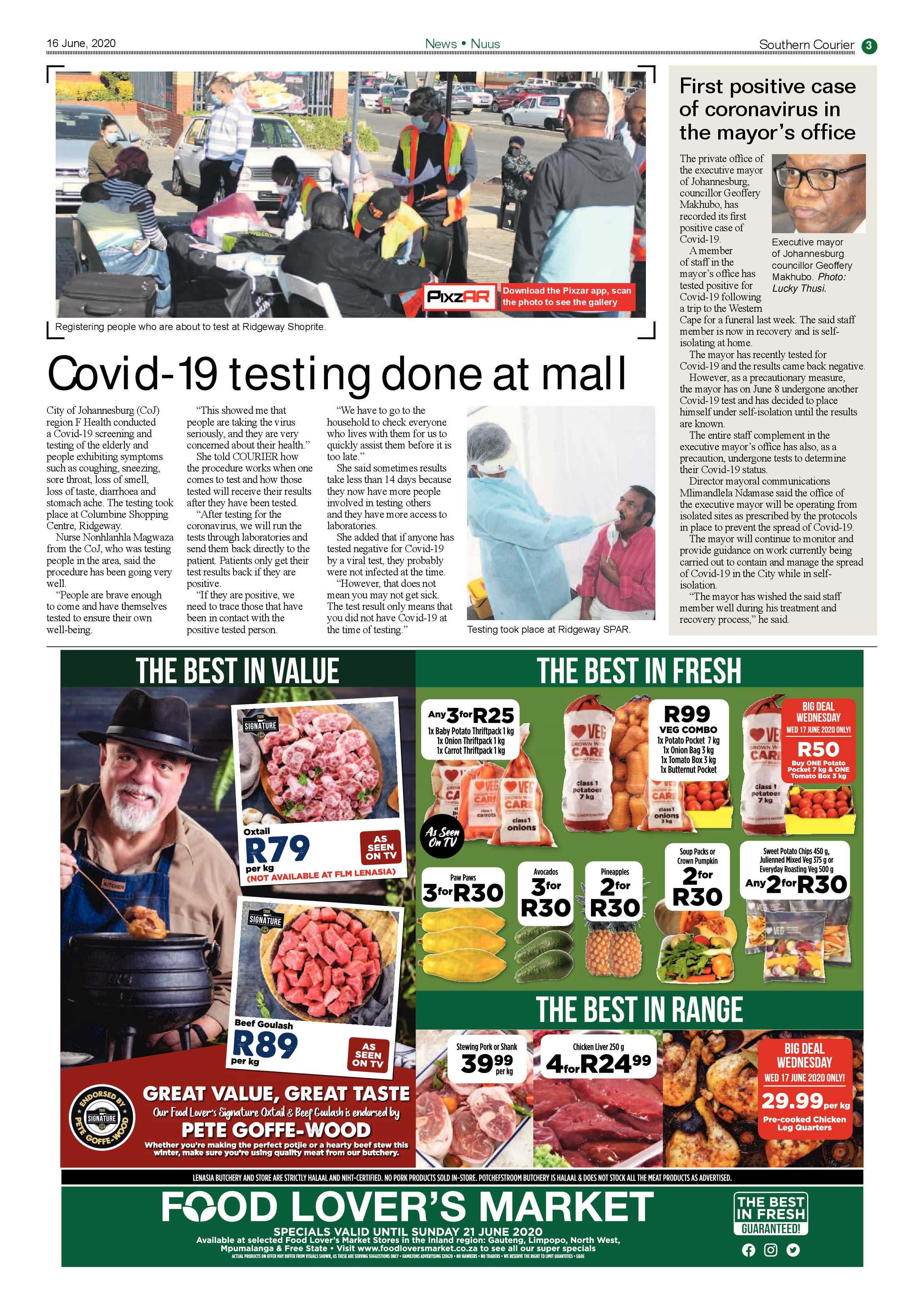 Southern Courier 16 June 2020 page 3