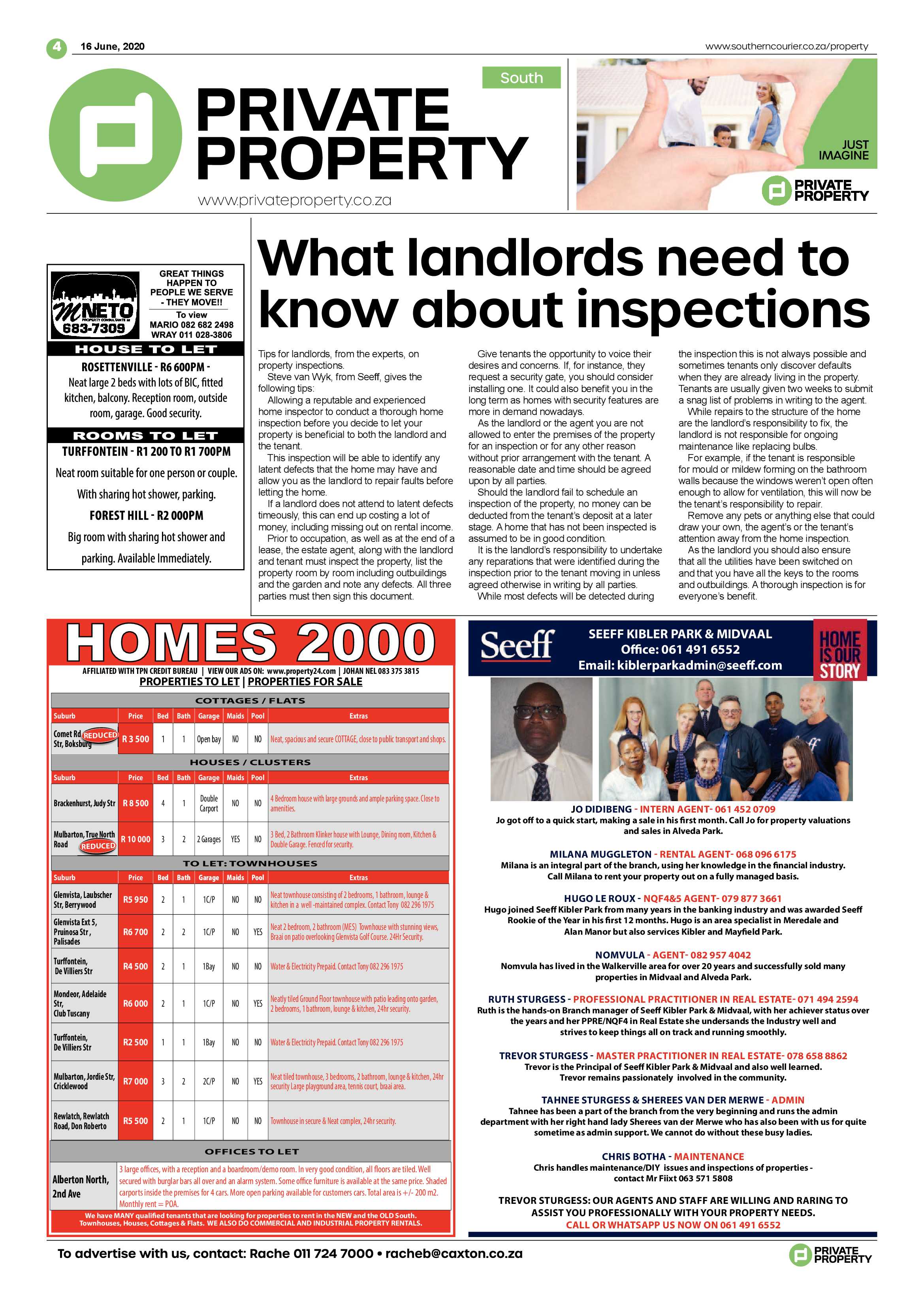 Southern Courier 16 June 2020 page 4