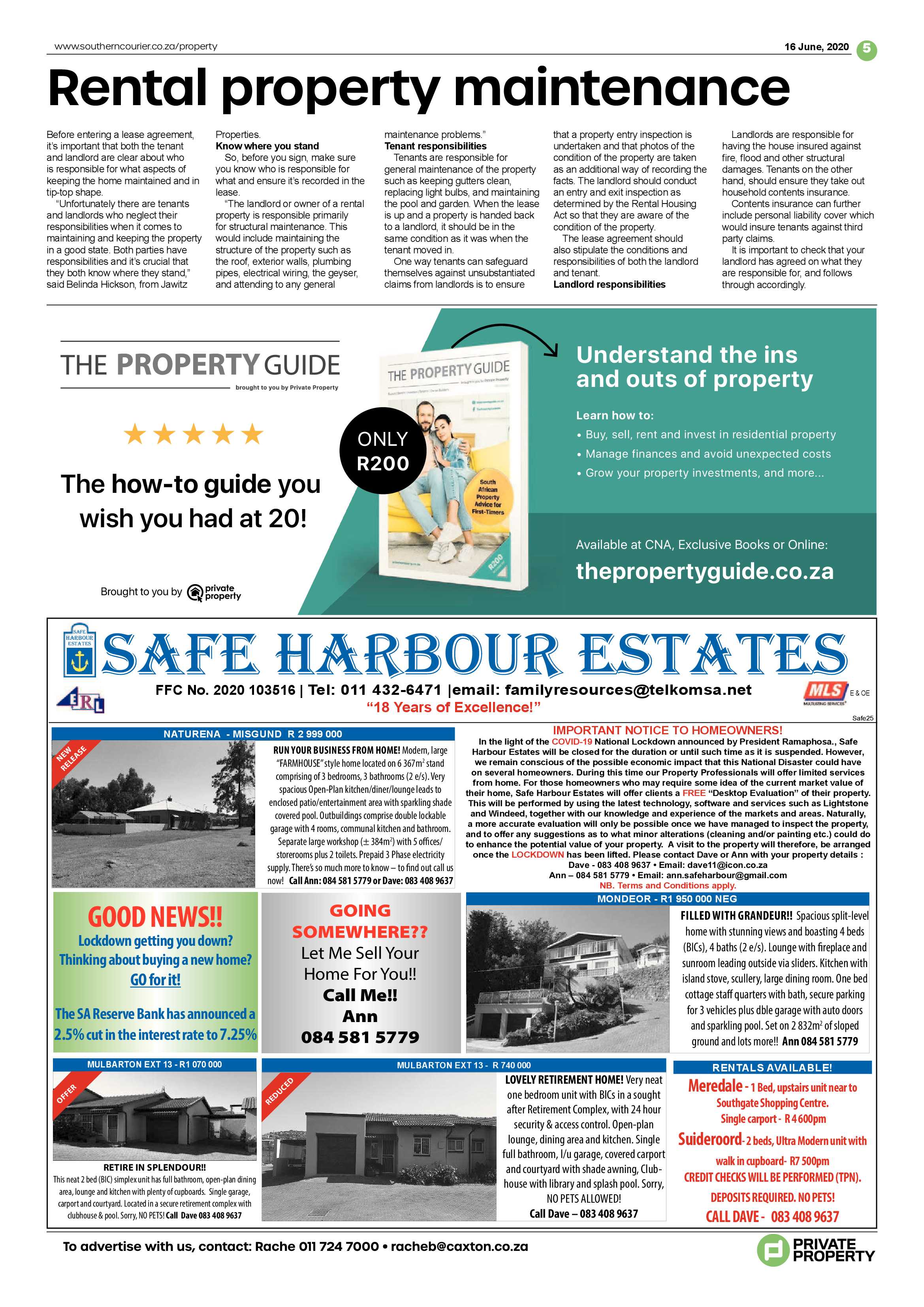 Southern Courier 16 June 2020 page 5