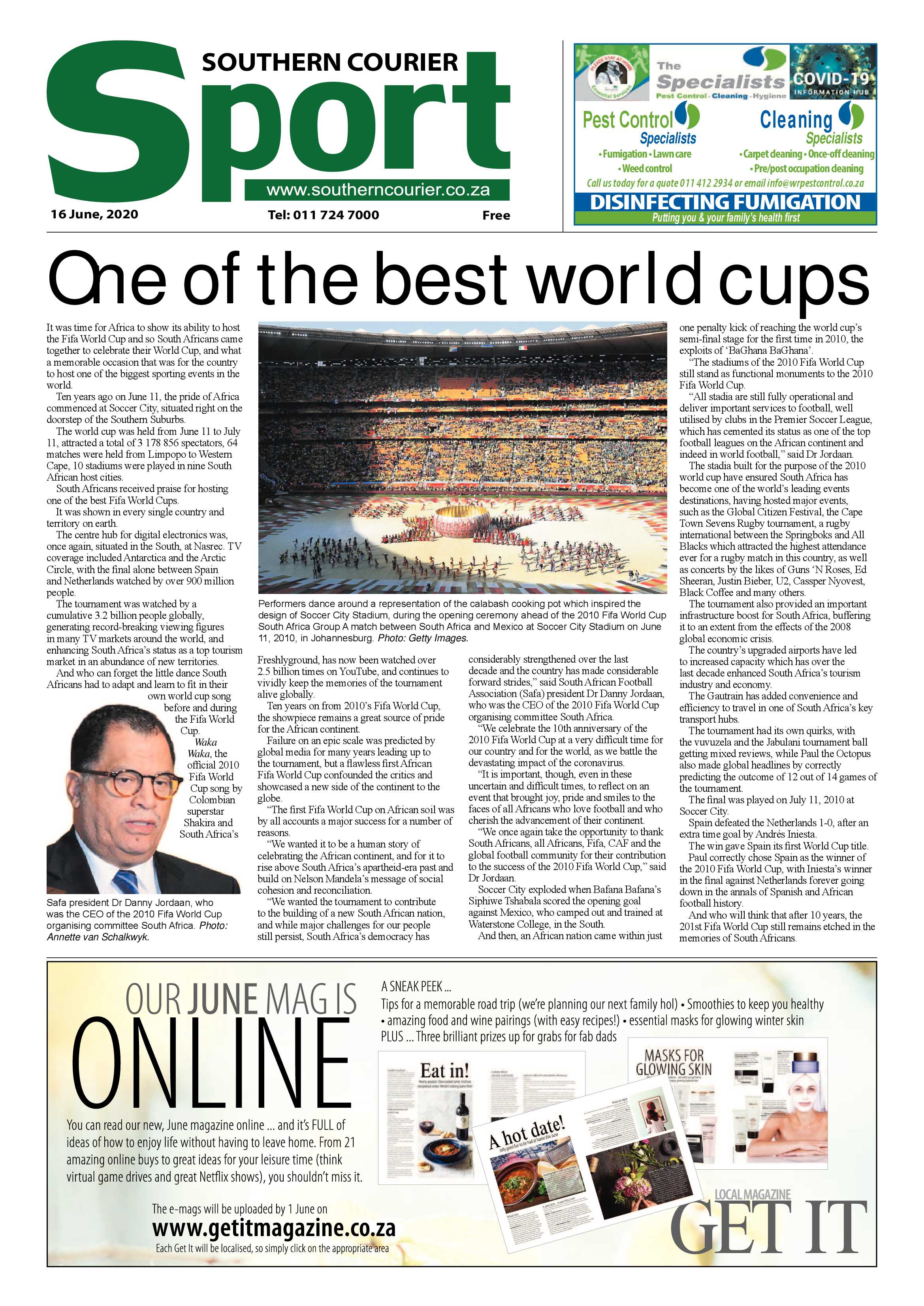 Southern Courier 16 June 2020 page 8