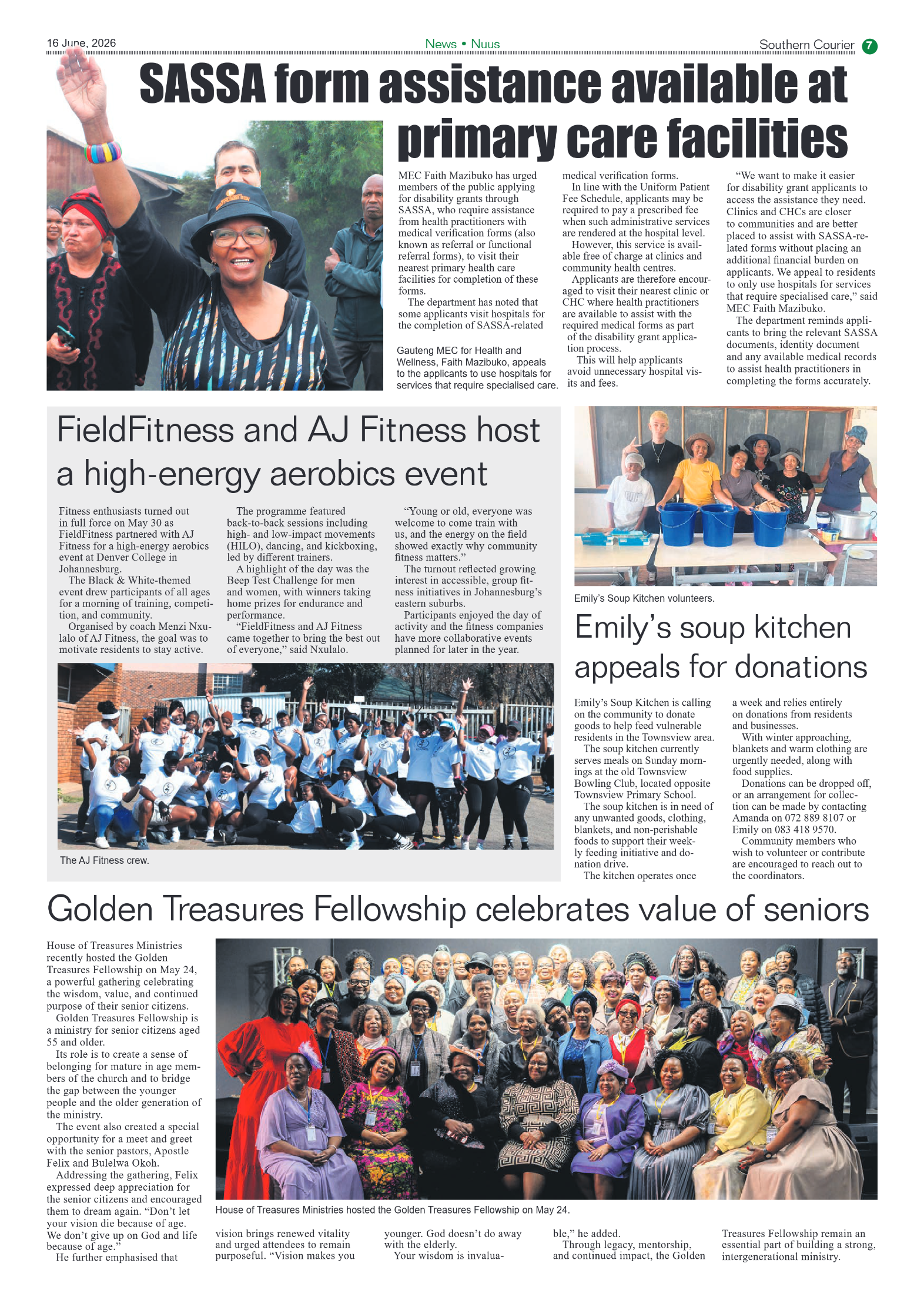 Southern Courier 16 June 2026 page 7