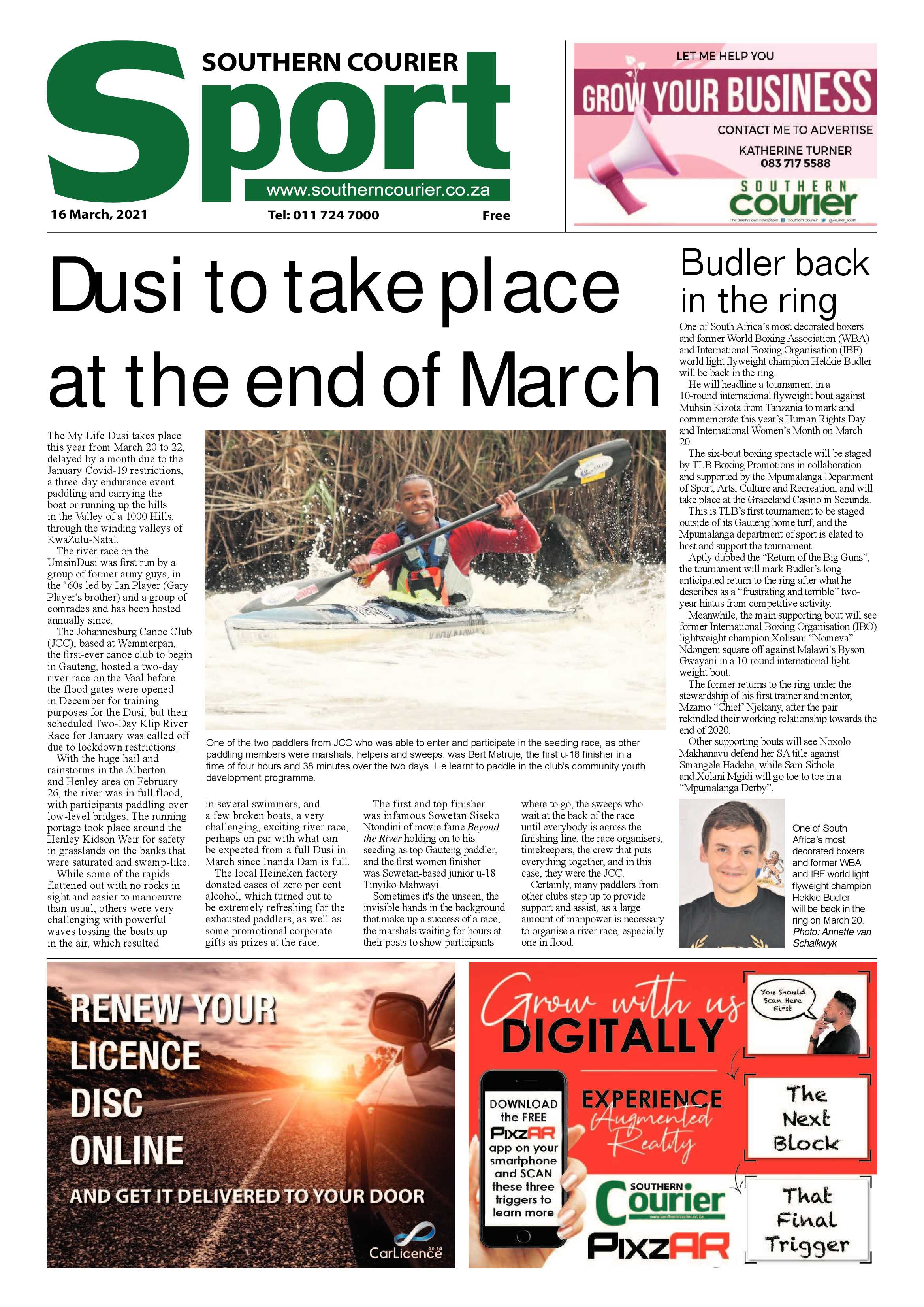 Southern Courier 16 March 2021 page 12