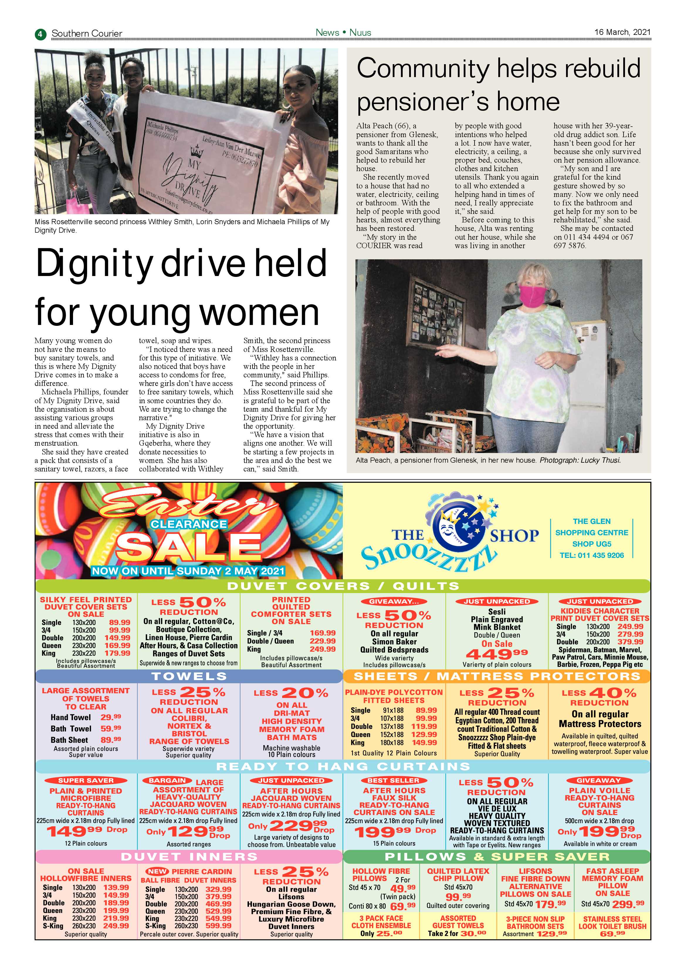 Southern Courier 16 March 2021 page 4