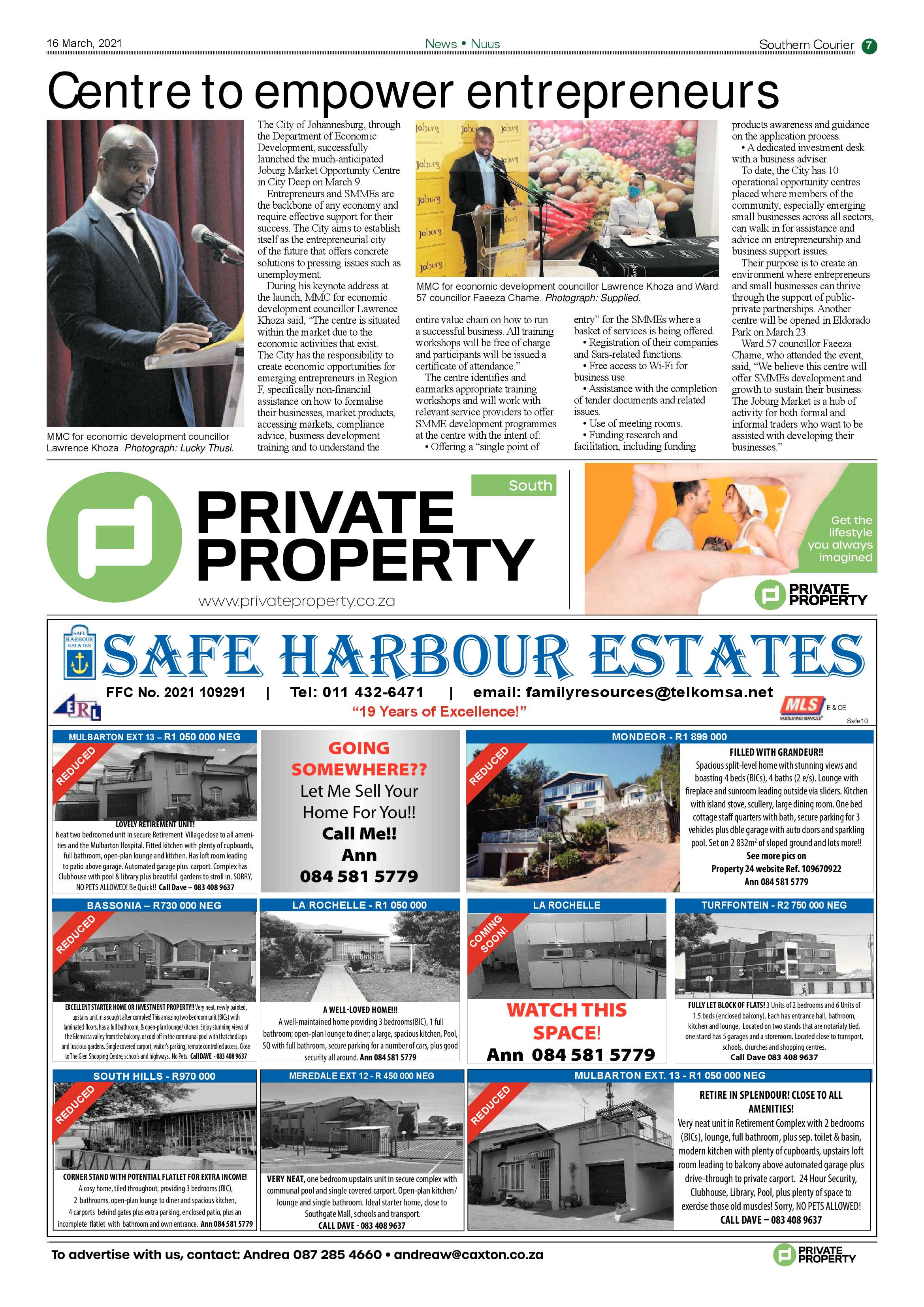 Southern Courier 16 March 2021 page 7