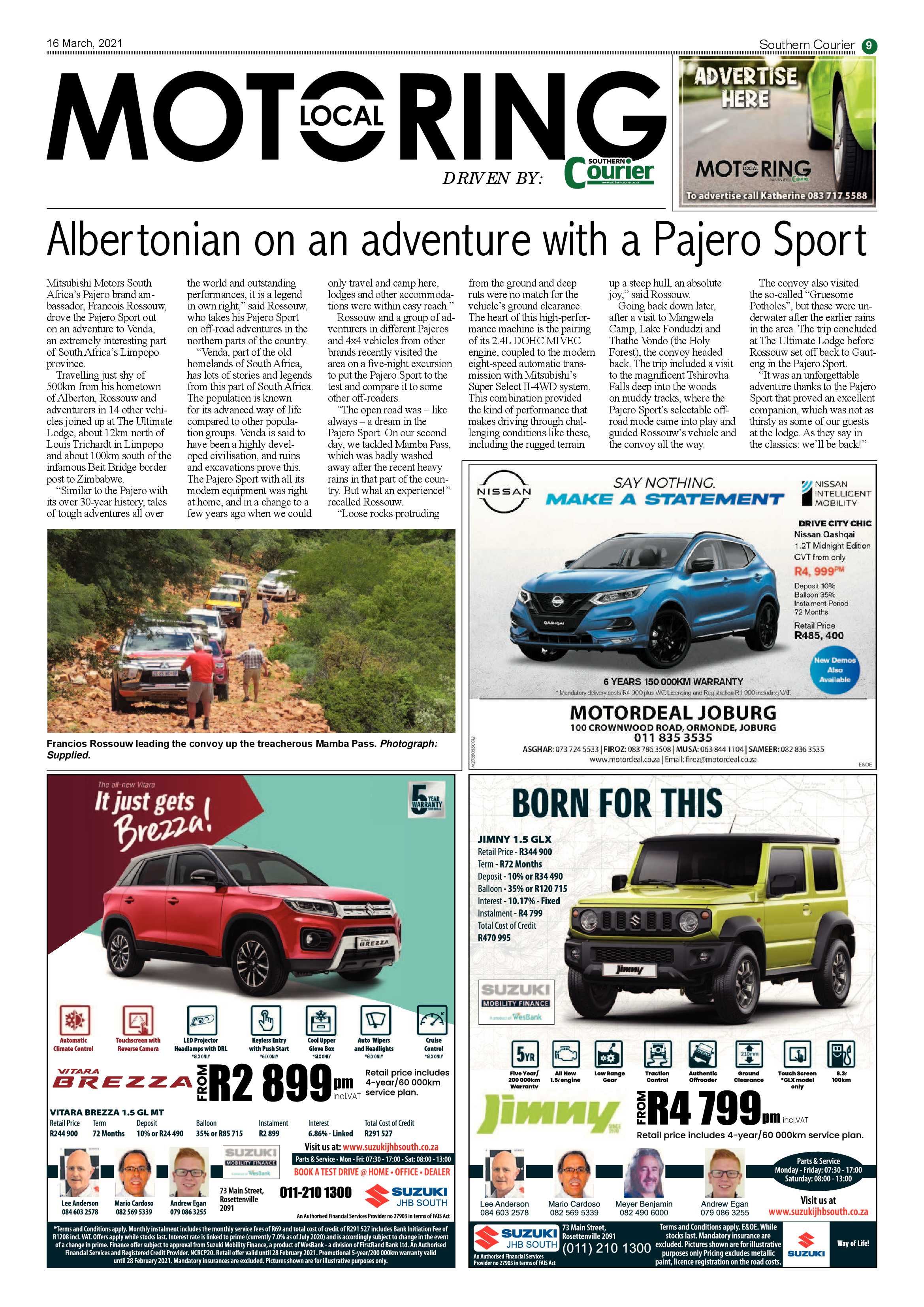 Southern Courier 16 March 2021 page 9