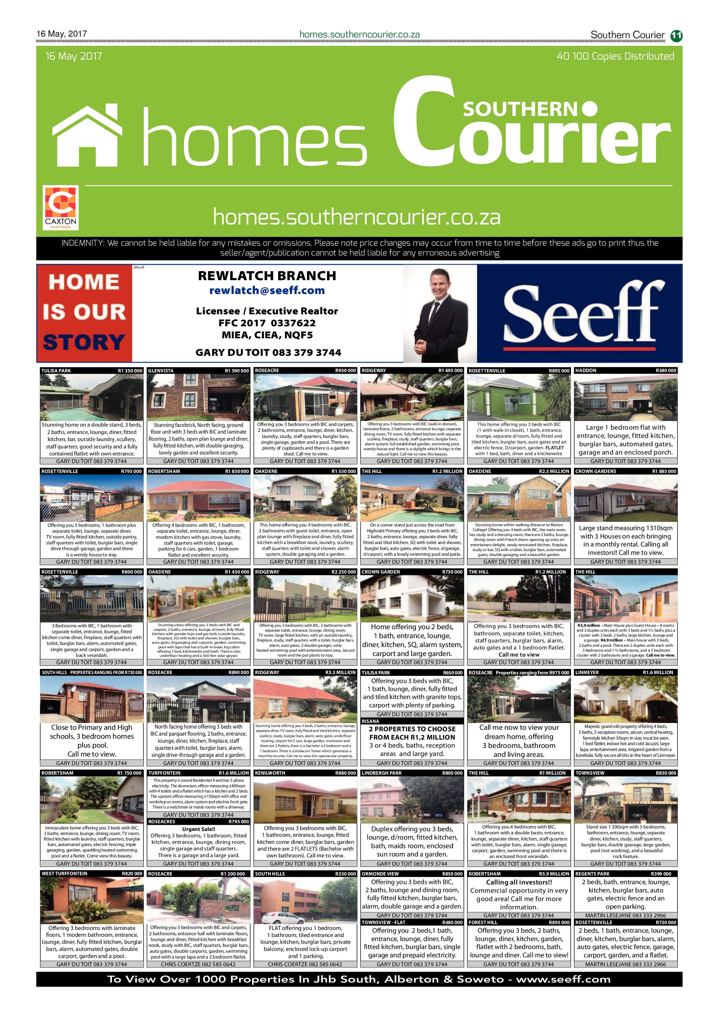 Southern Courier 16 May 2017 page 11