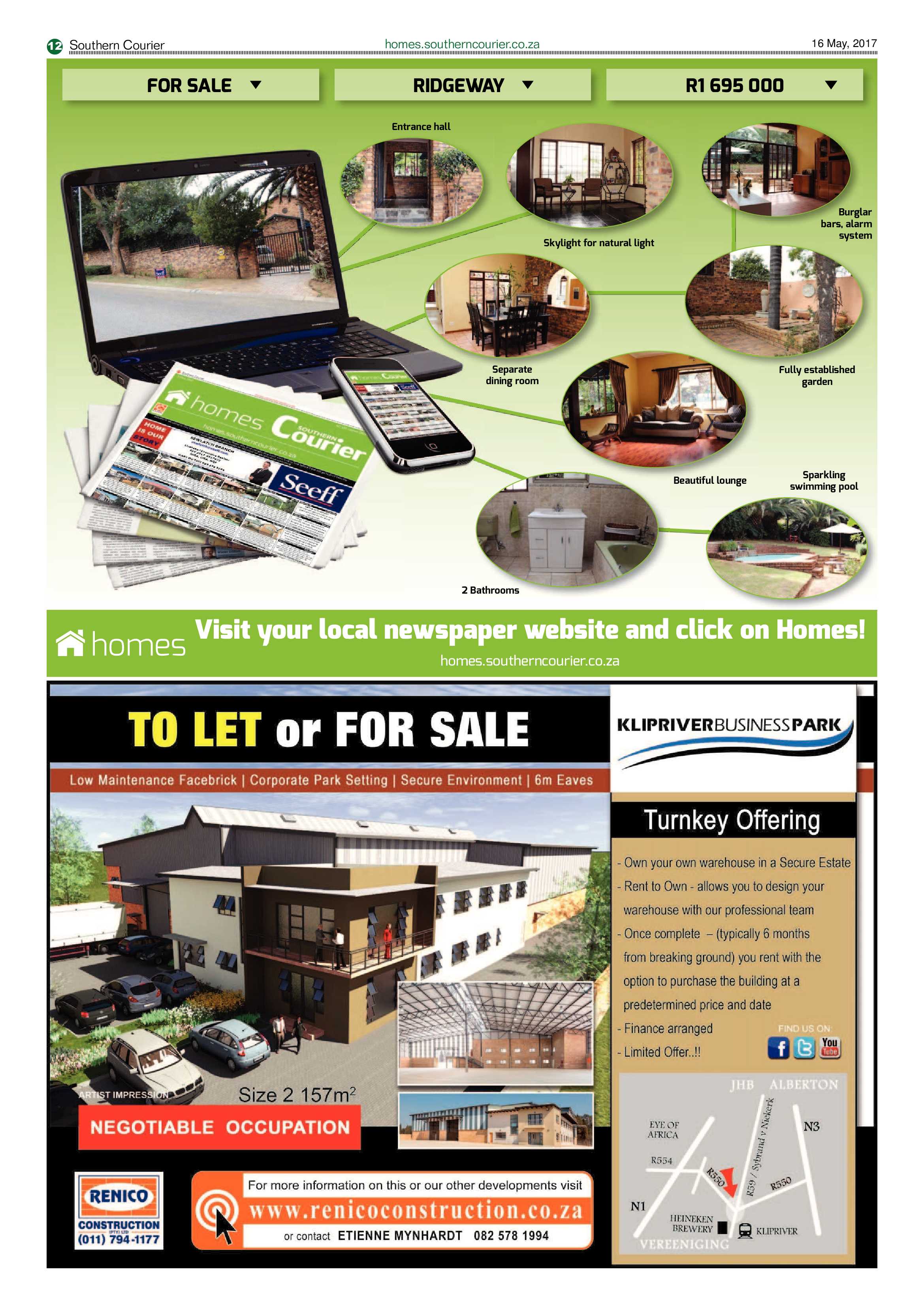 Southern Courier 16 May 2017 page 12