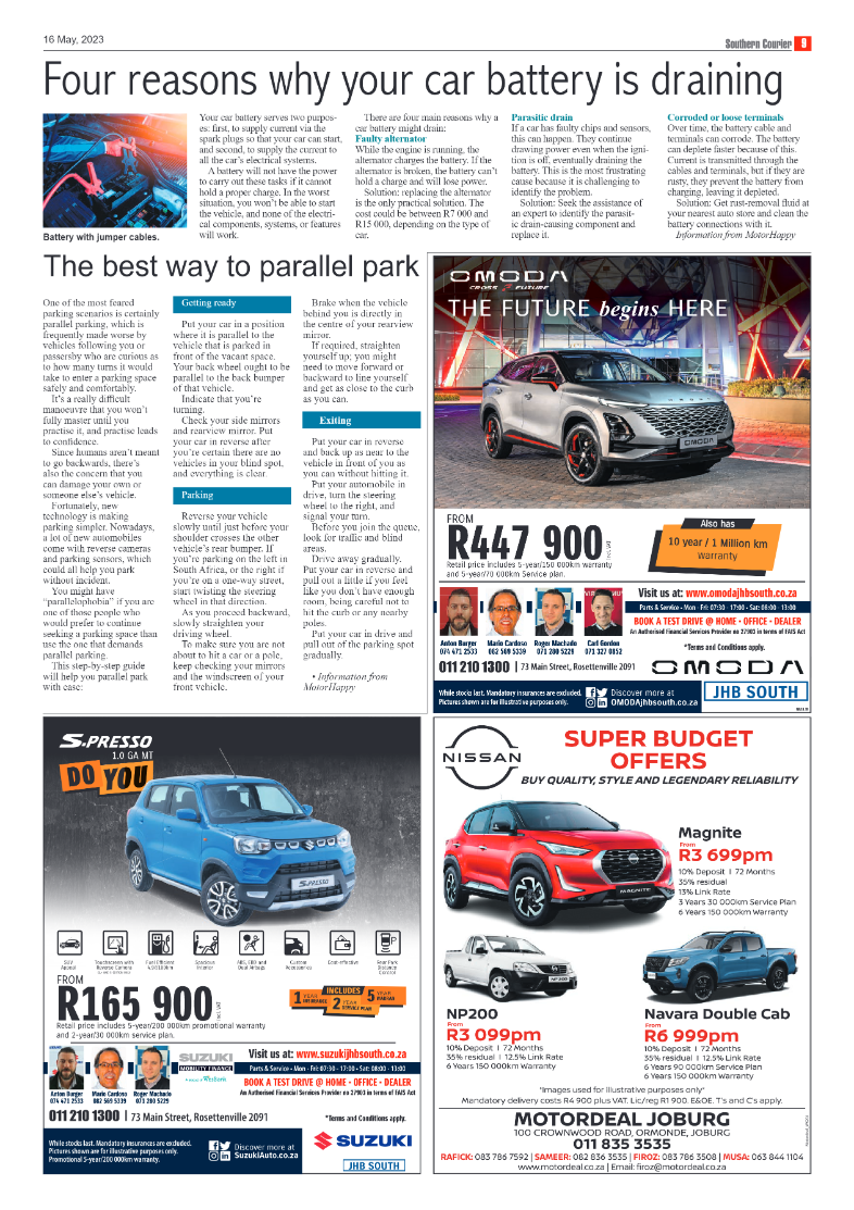Southern Courier 16 May 2023 page 9