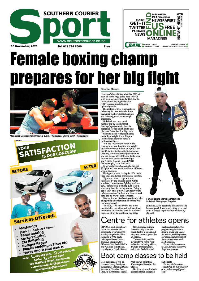 Southern Courier 16 November 2021 page 12