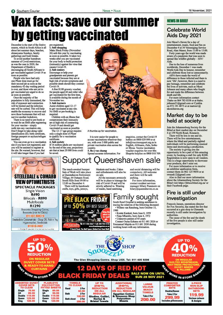 Southern Courier 16 November 2021 page 2