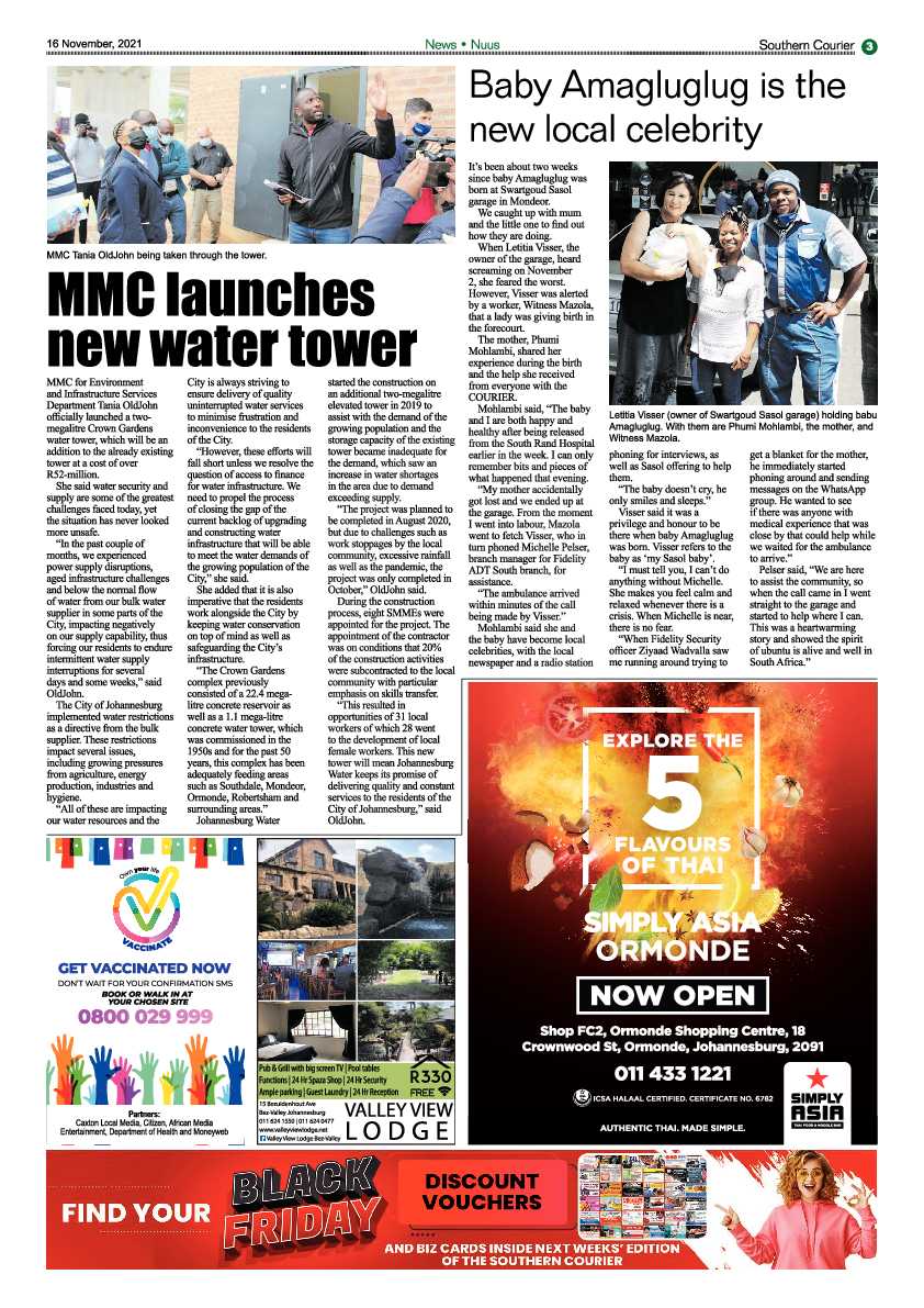 Southern Courier 16 November 2021 page 3