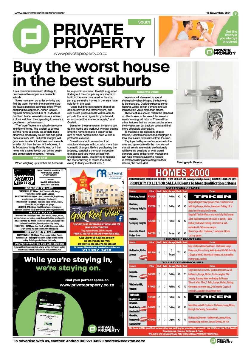 Southern Courier 16 November 2021 page 7