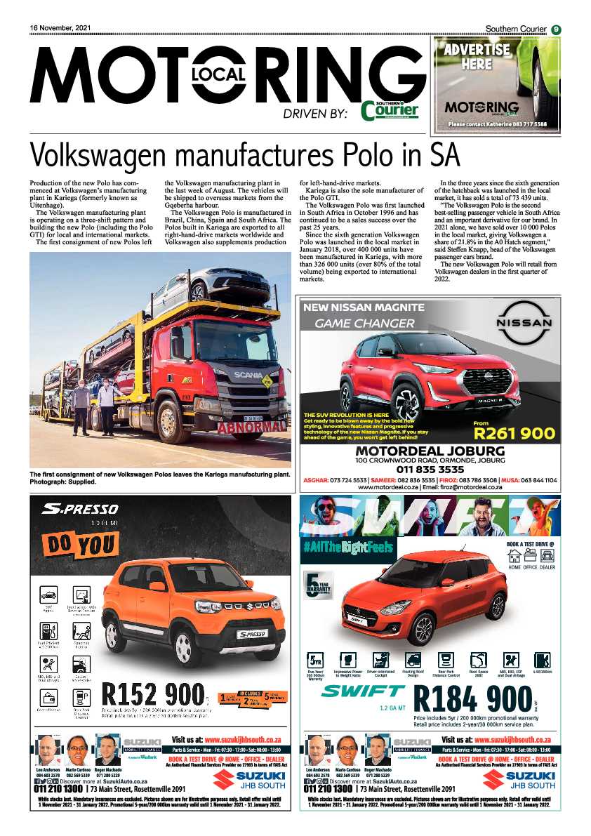 Southern Courier 16 November 2021 page 9