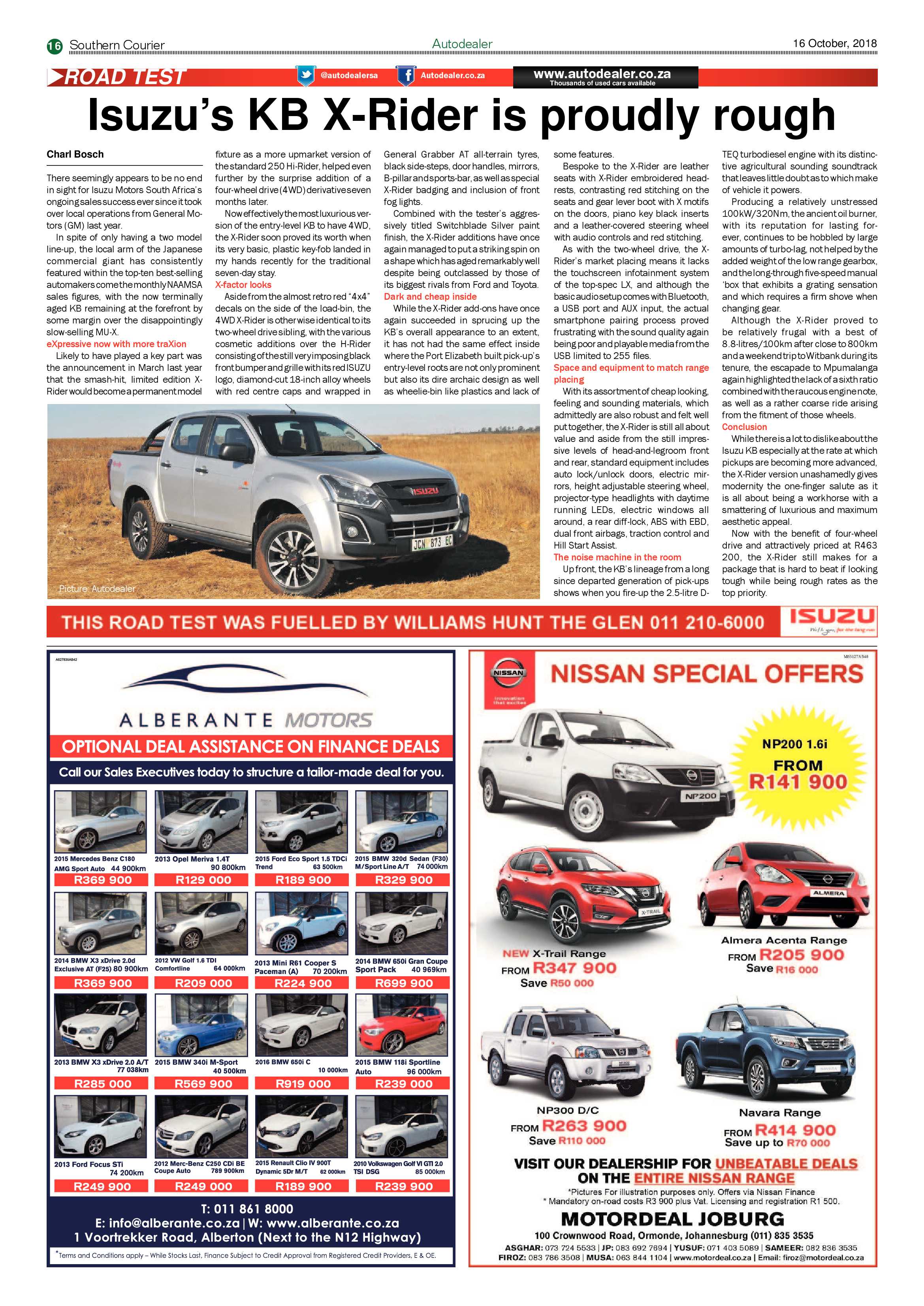 Southern Courier 16 October 2018 page 16