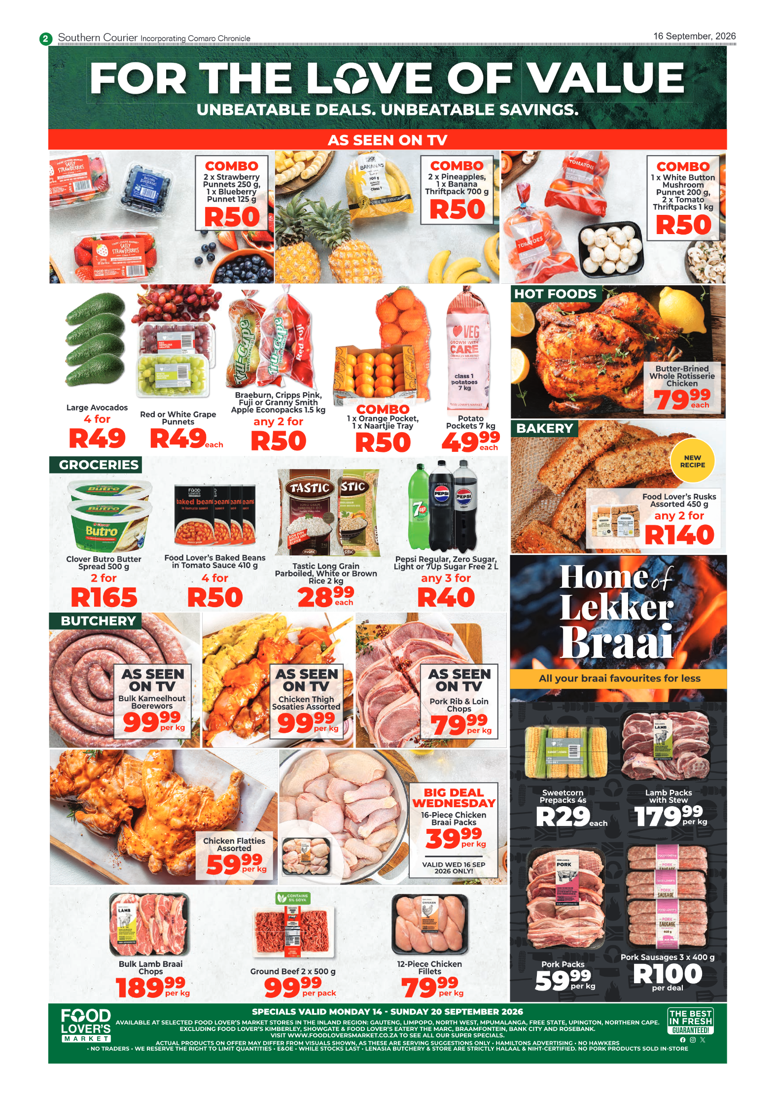 Southern Courier 16 September 2026 page 2