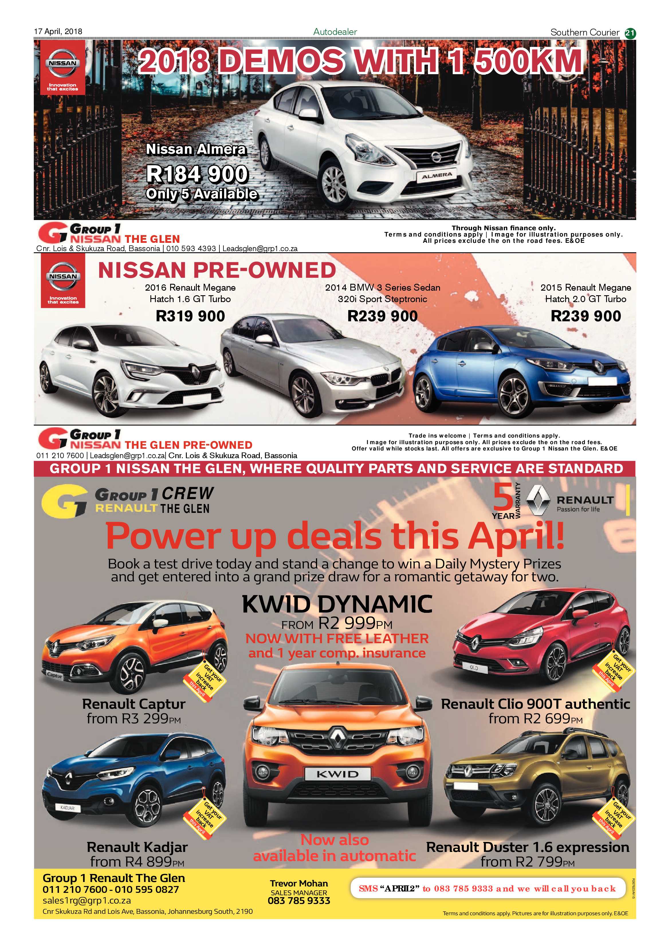 Southern Courier 17 April 2018 page 21