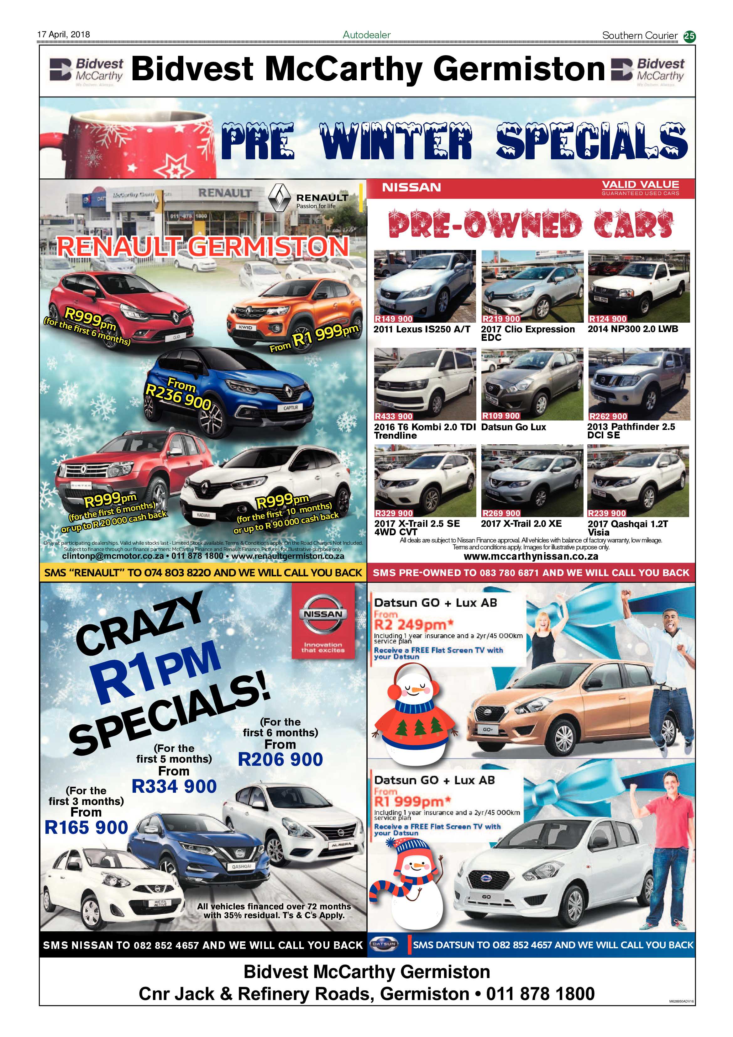 Southern Courier 17 April 2018 page 25