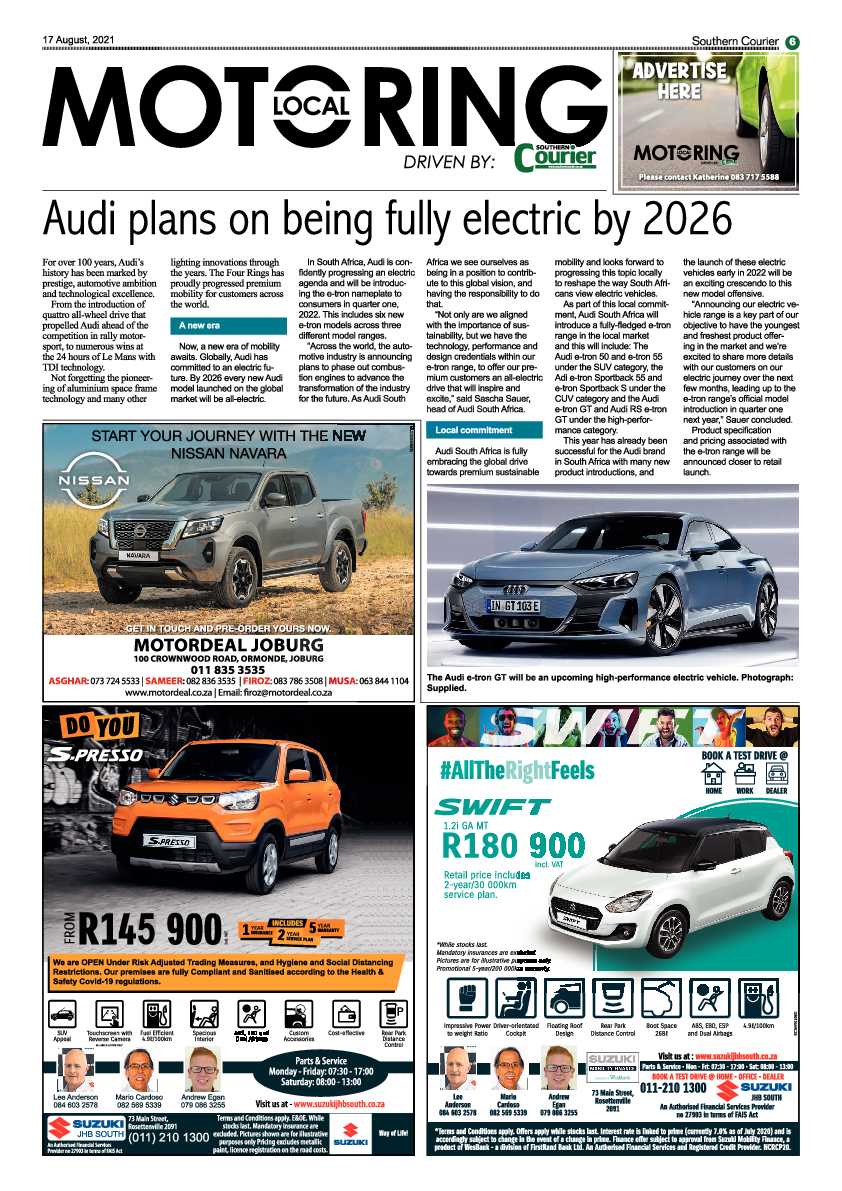 Southern Courier 17 August 2021 page 6