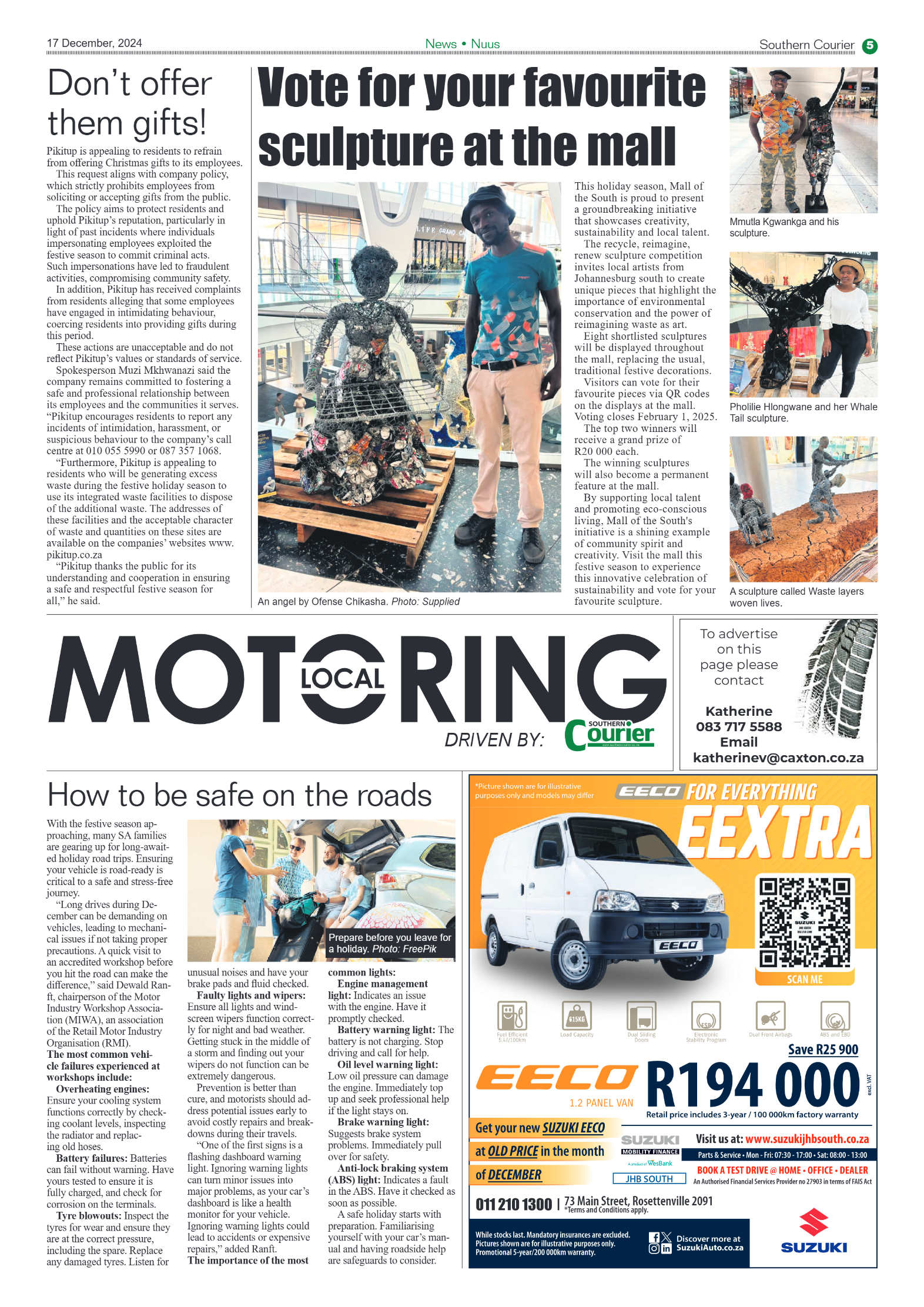 Southern Courier 17 December 2024 page 5