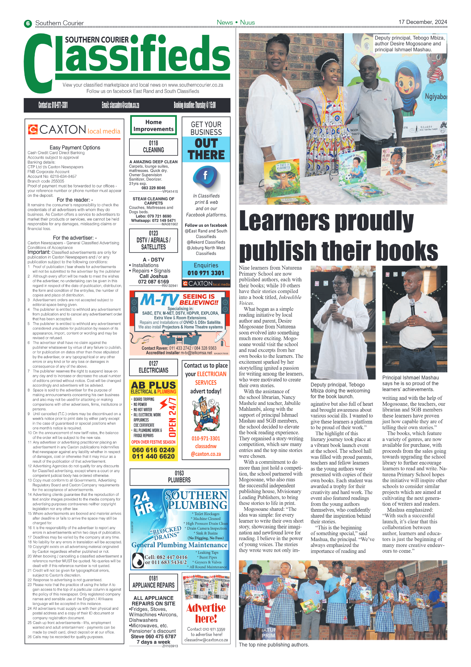 Southern Courier 17 December 2024 page 6