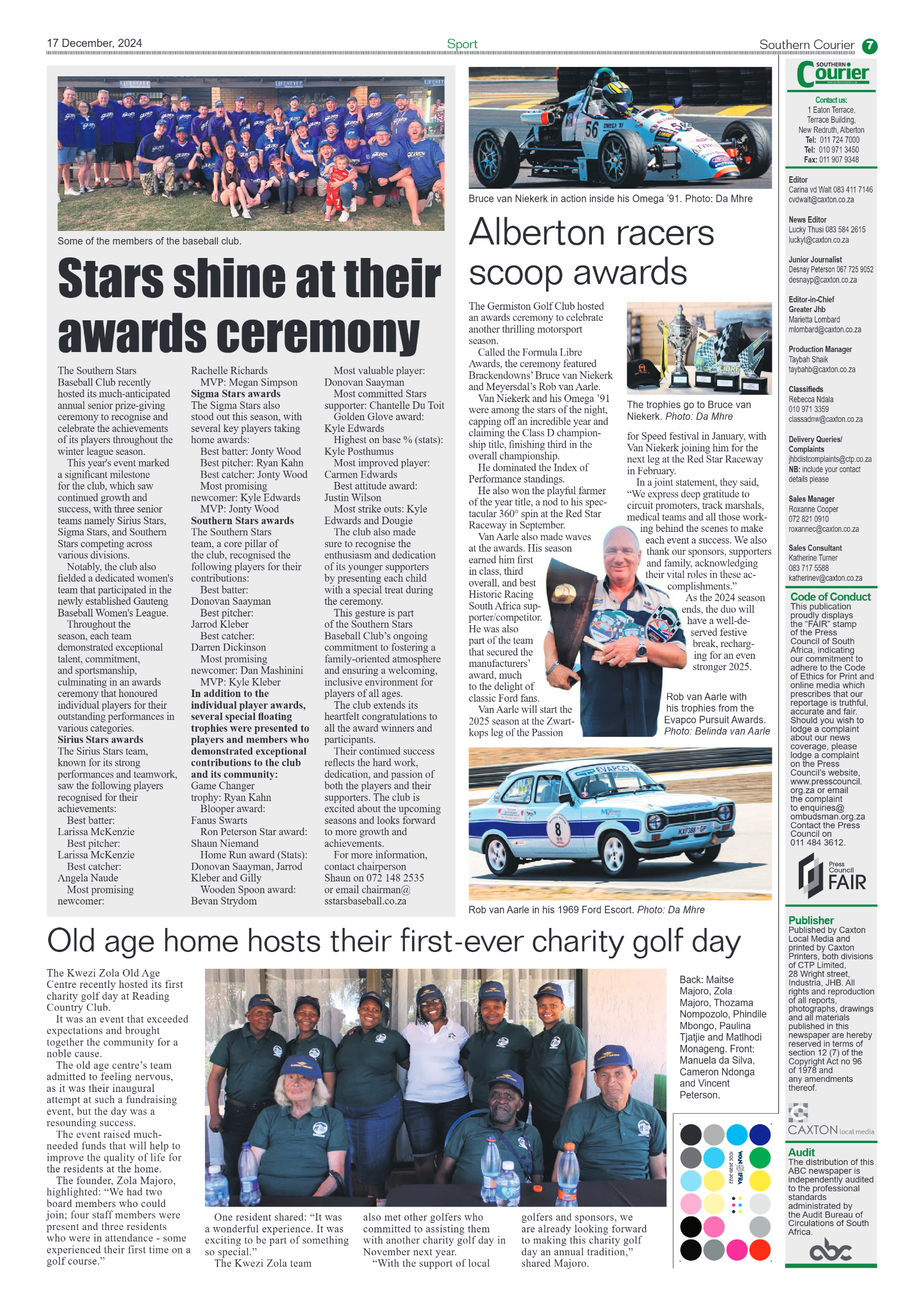 Southern Courier 17 December 2024 page 7