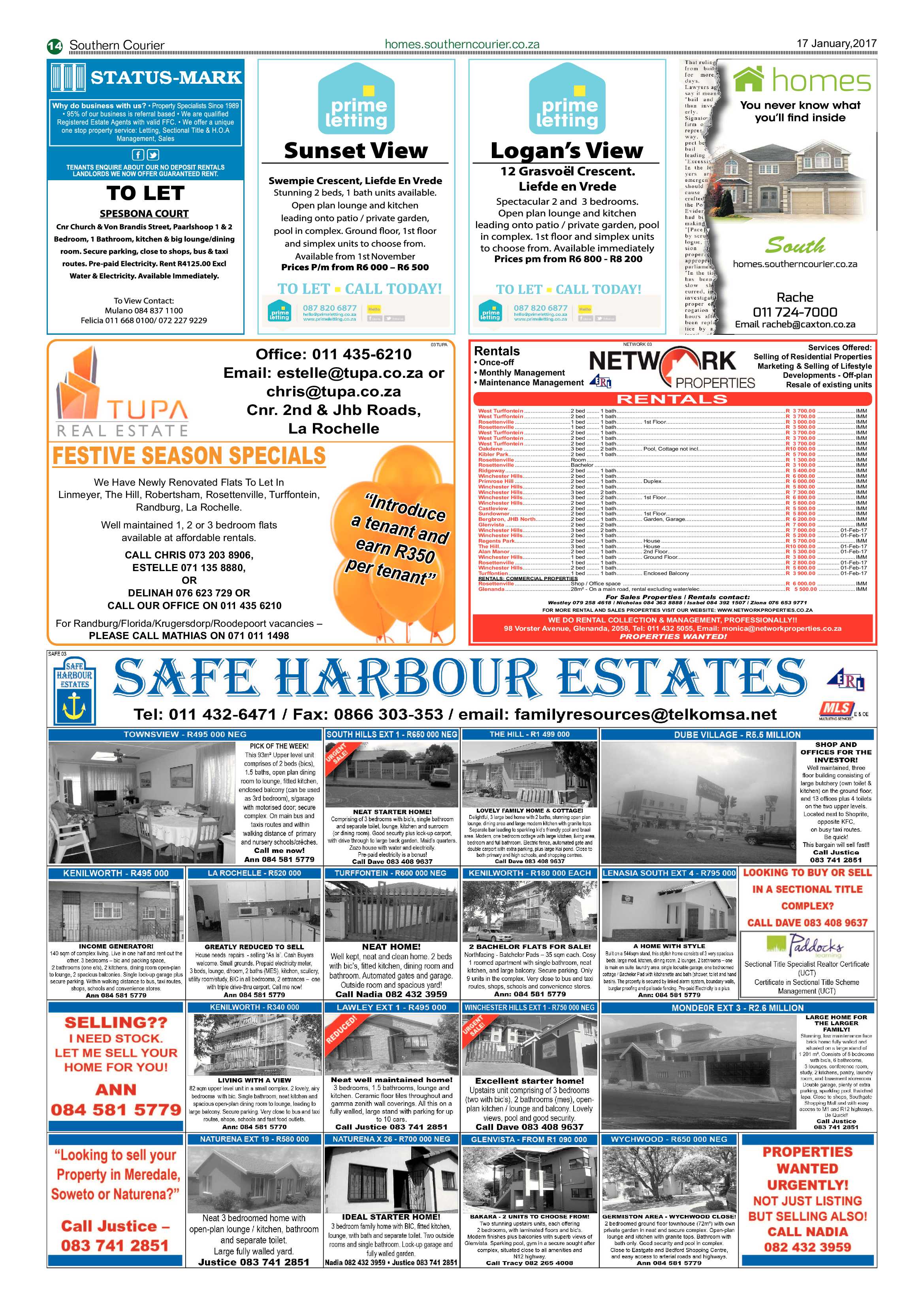 Southern Courier 17 January 2017 page 14