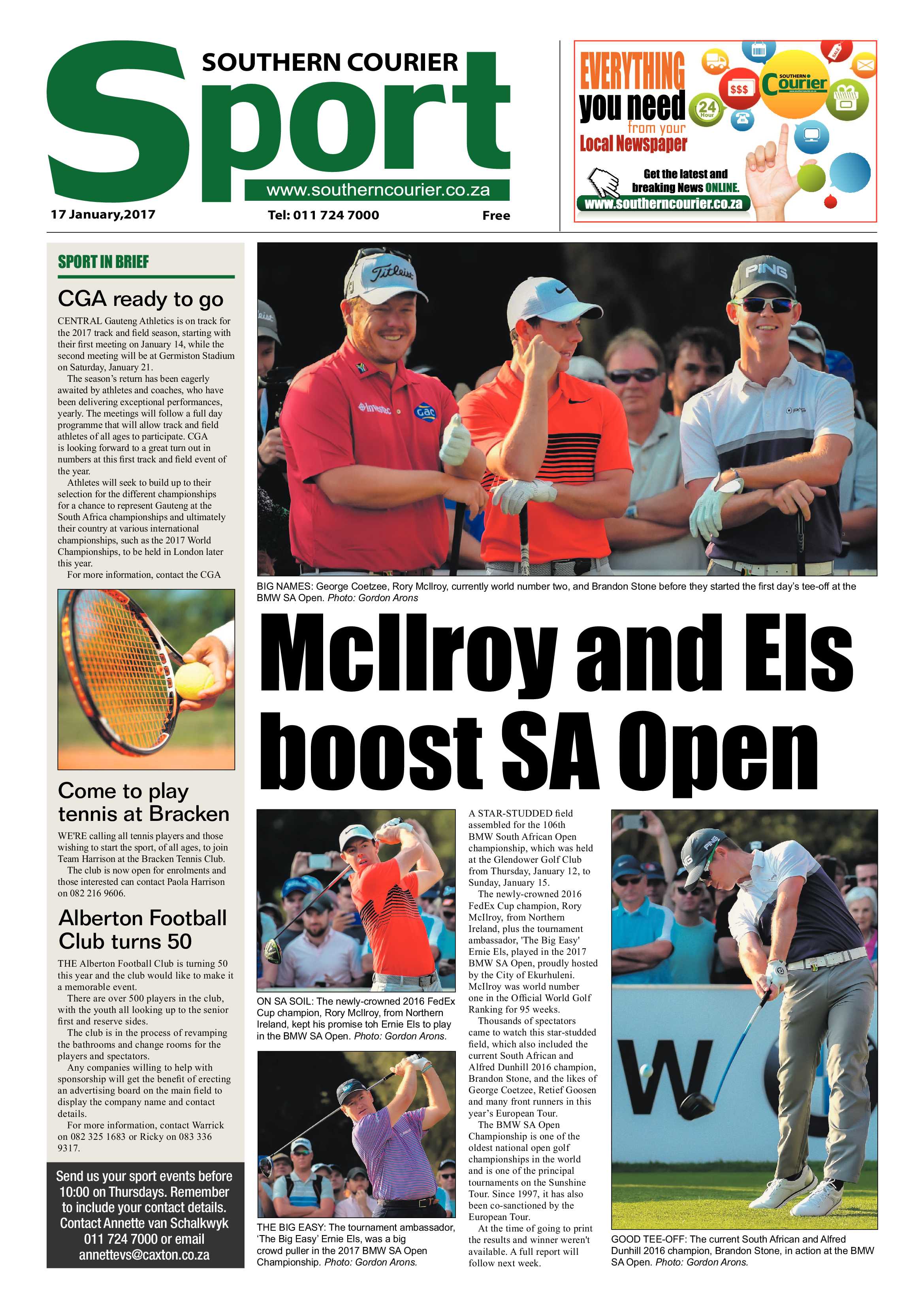 Southern Courier 17 January 2017 page 20