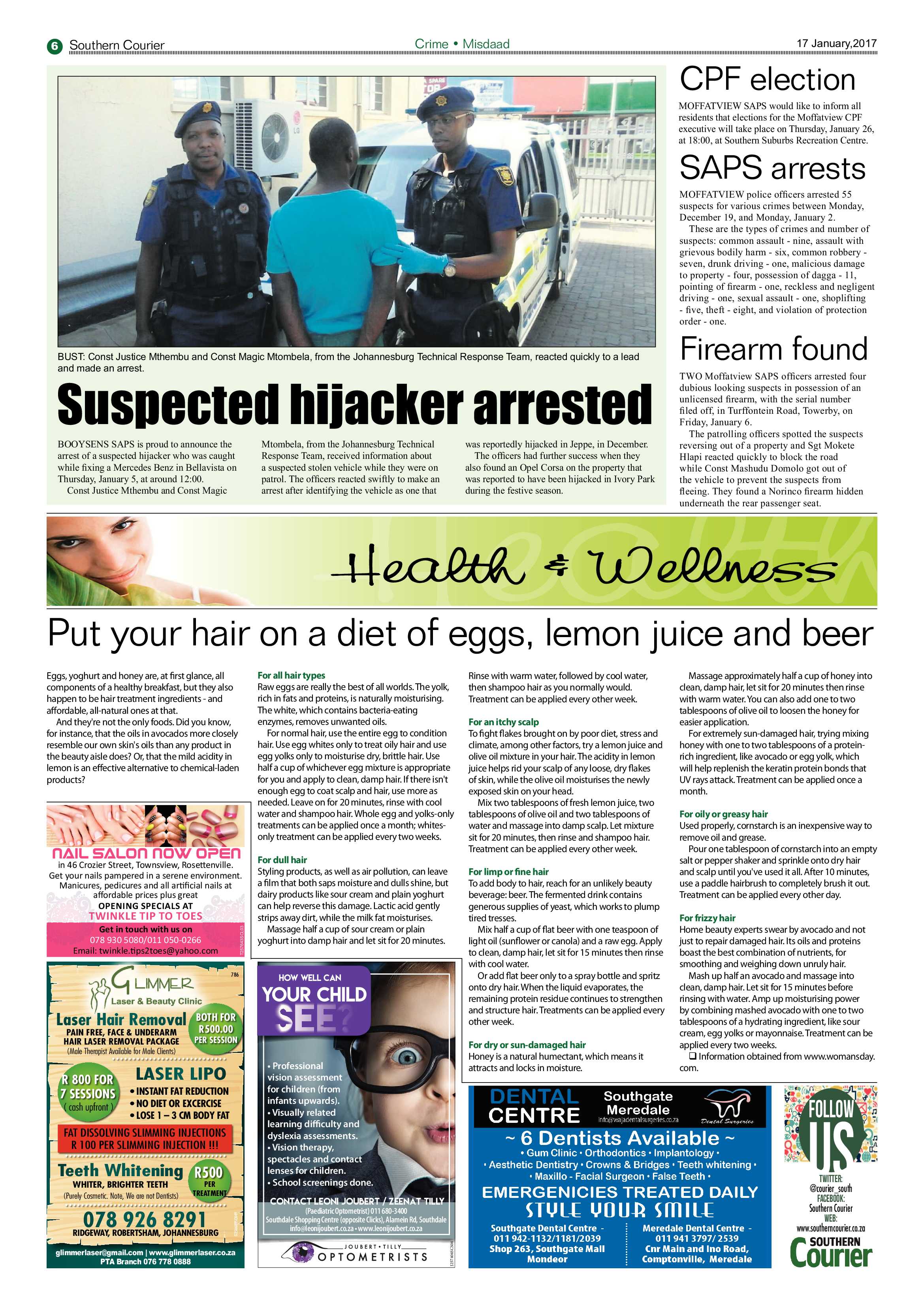 Southern Courier 17 January 2017 page 6