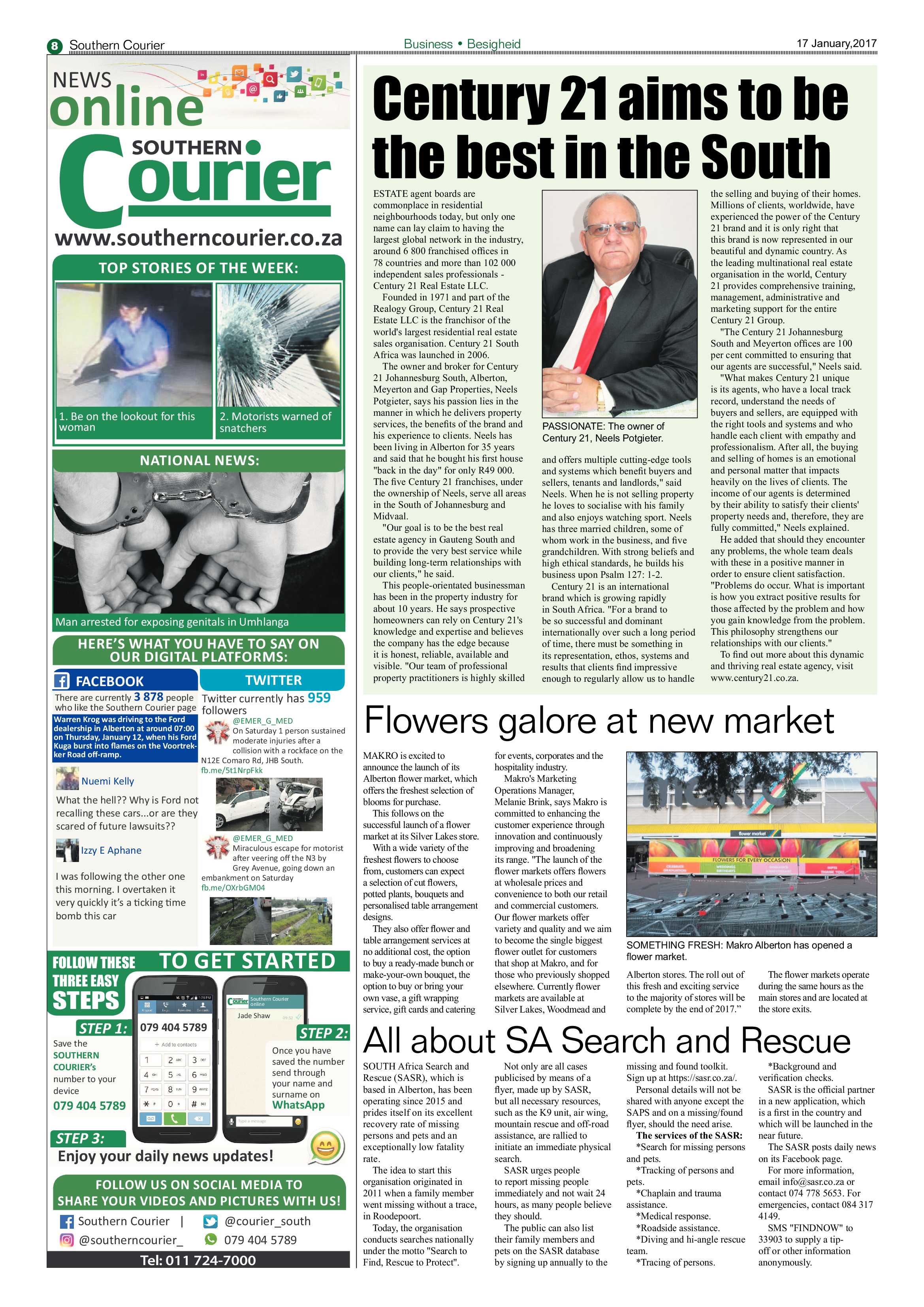 Southern Courier 17 January 2017 page 8