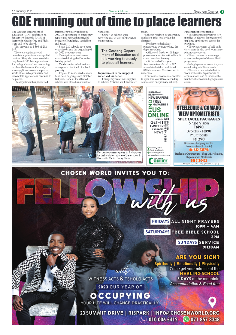 Southern Courier 17 January 2023 page 3