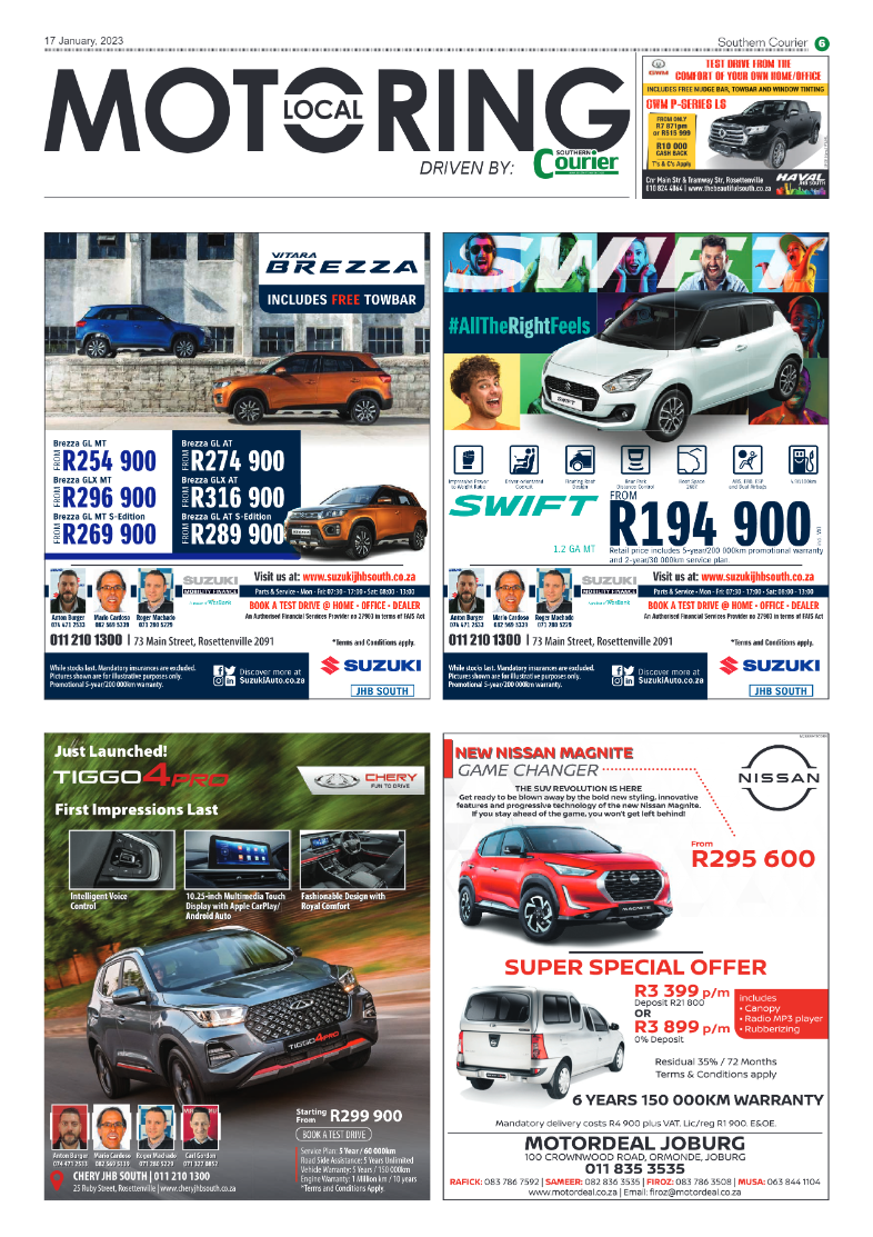 Southern Courier 17 January 2023 page 6