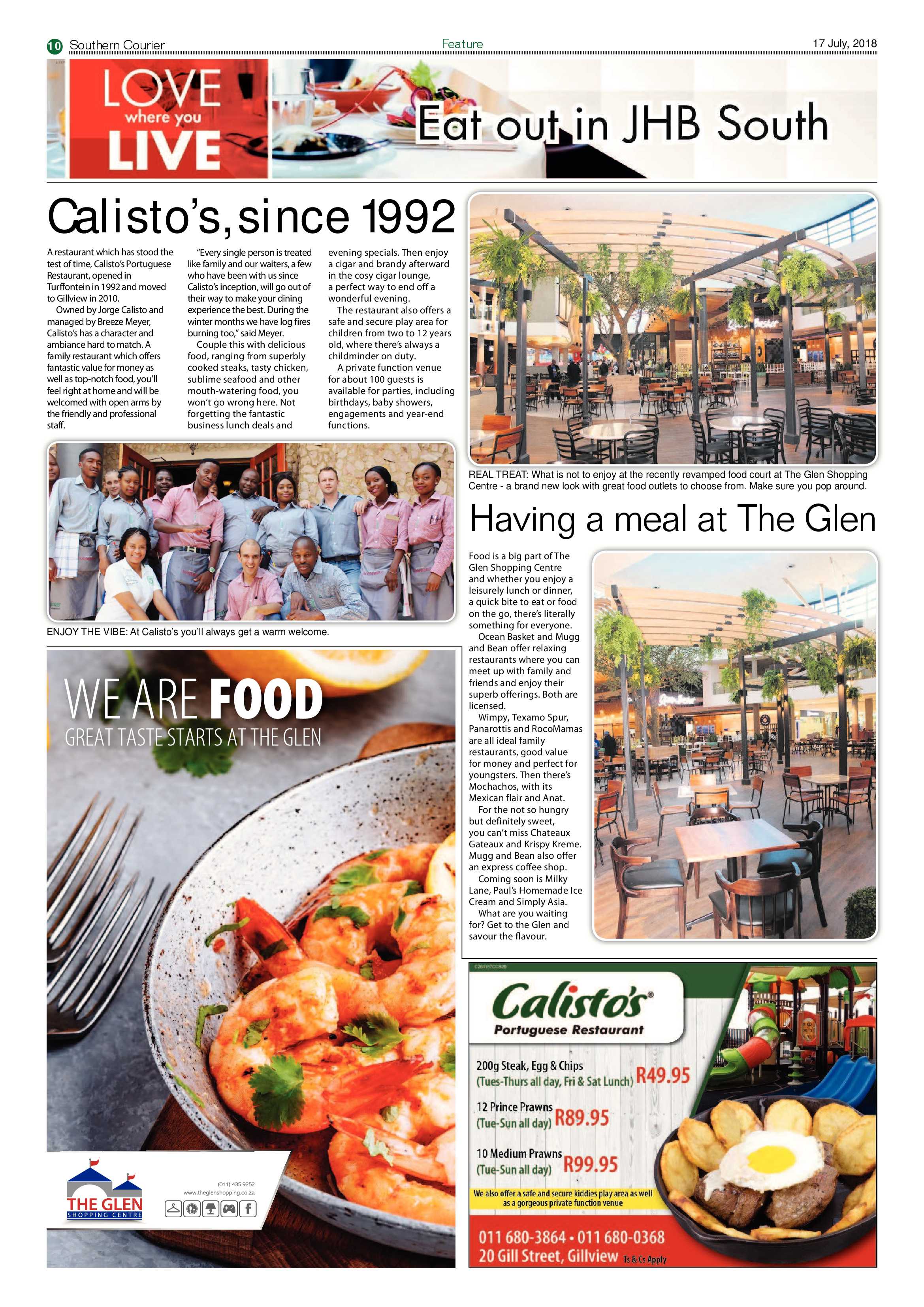 Southern Courier 17 July 2018 page 10