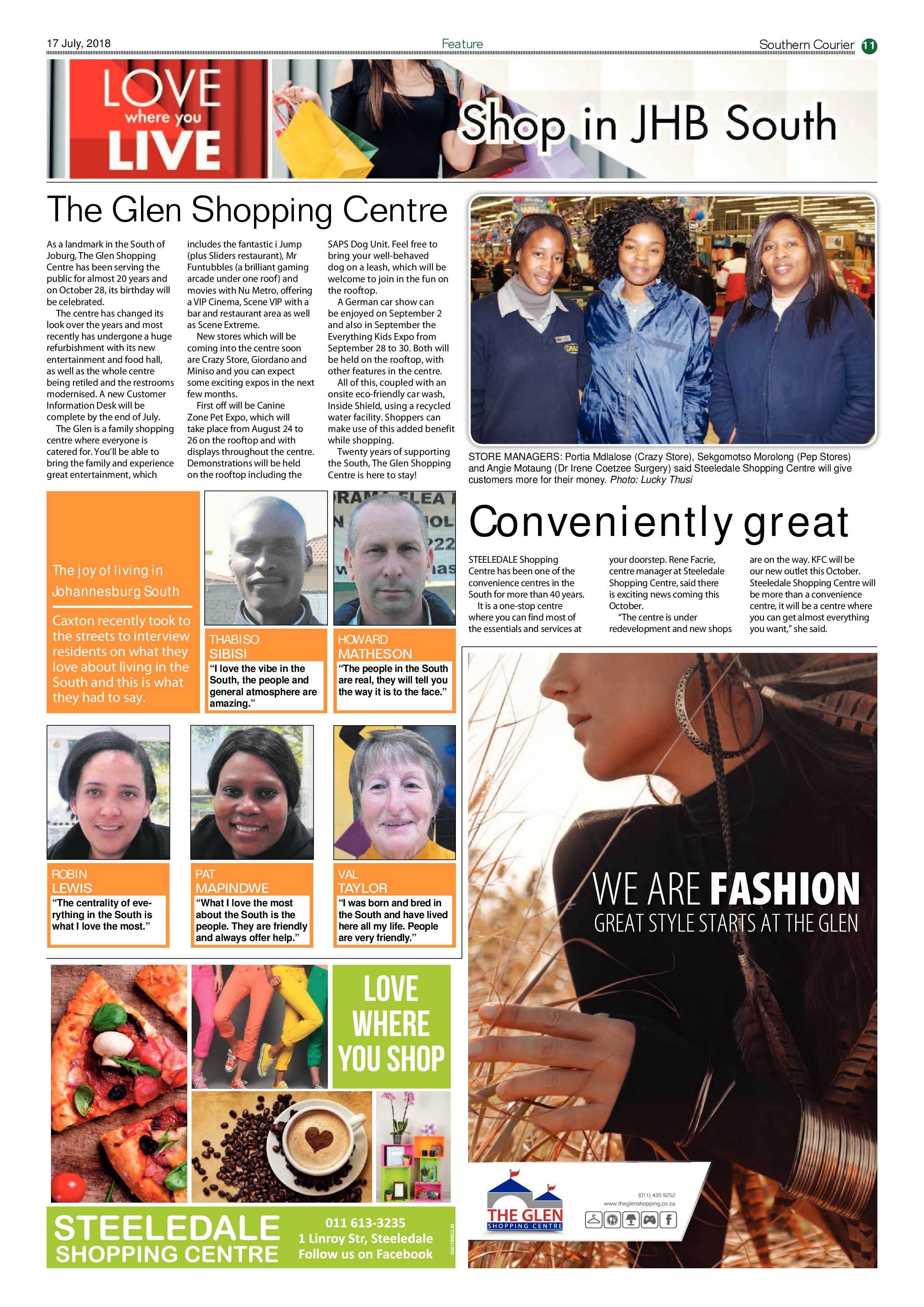 Southern Courier 17 July 2018 page 11