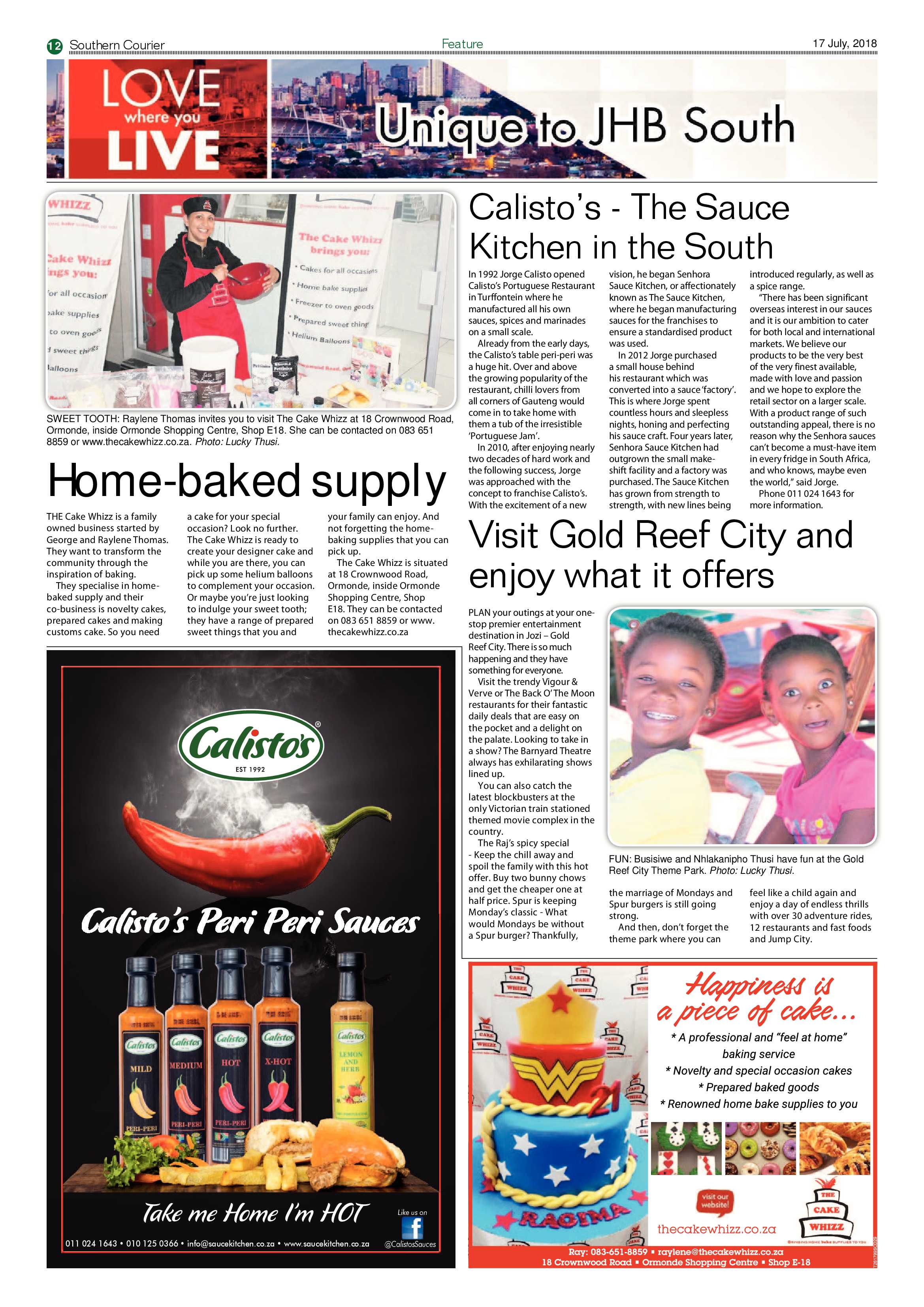 Southern Courier 17 July 2018 page 12