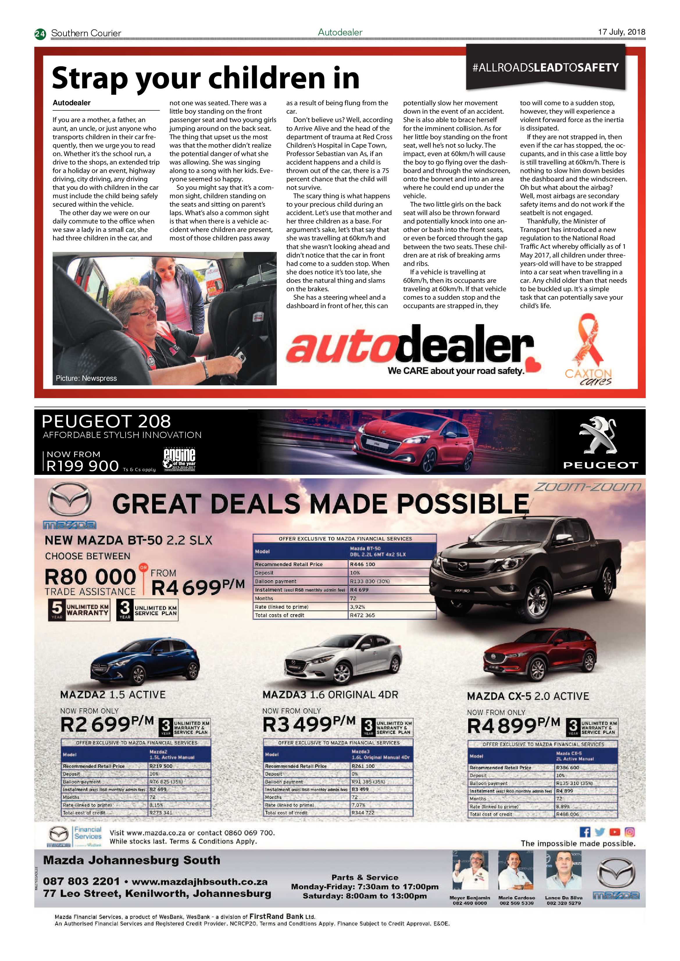 Southern Courier 17 July 2018 page 24