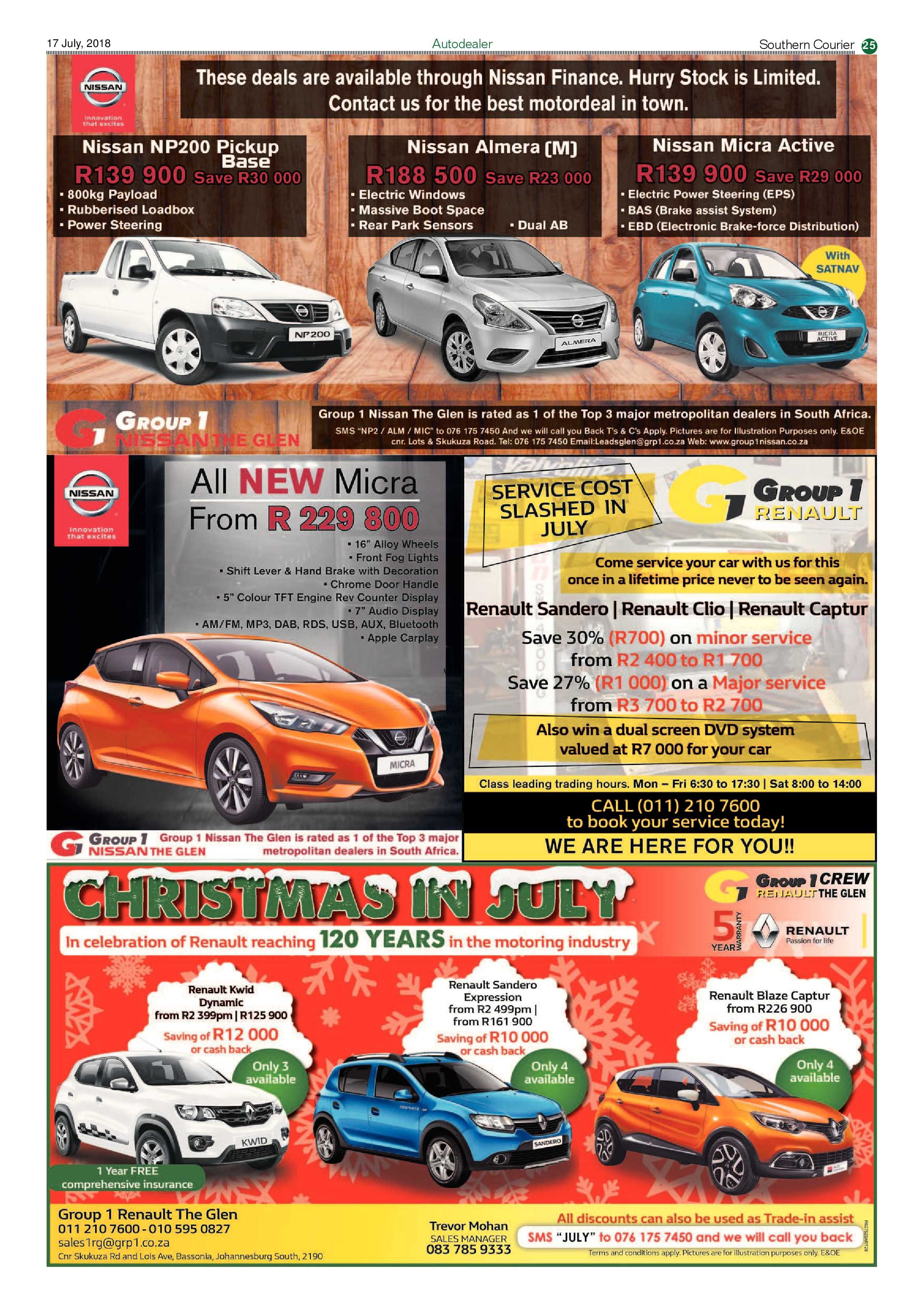 Southern Courier 17 July 2018 page 25