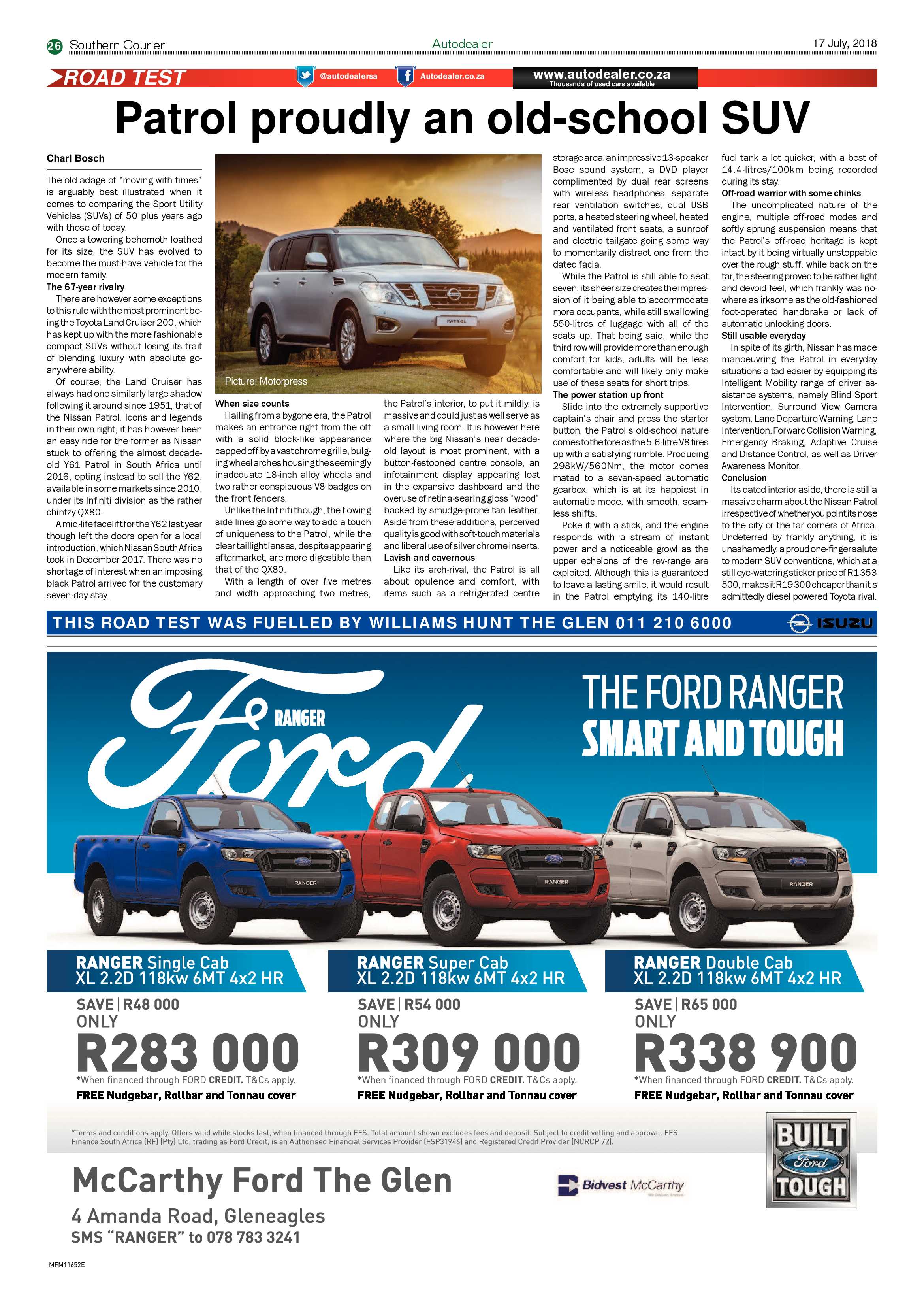 Southern Courier 17 July 2018 page 26