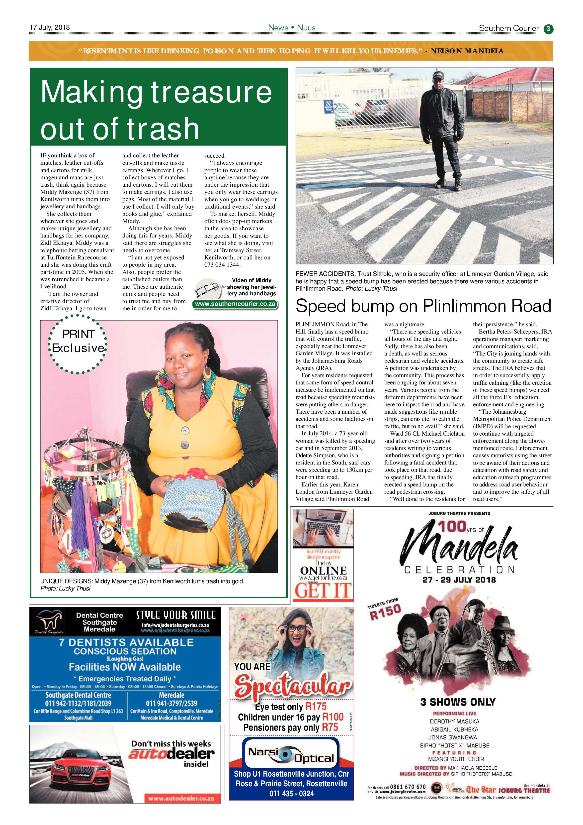Southern Courier 17 July 2018 page 3