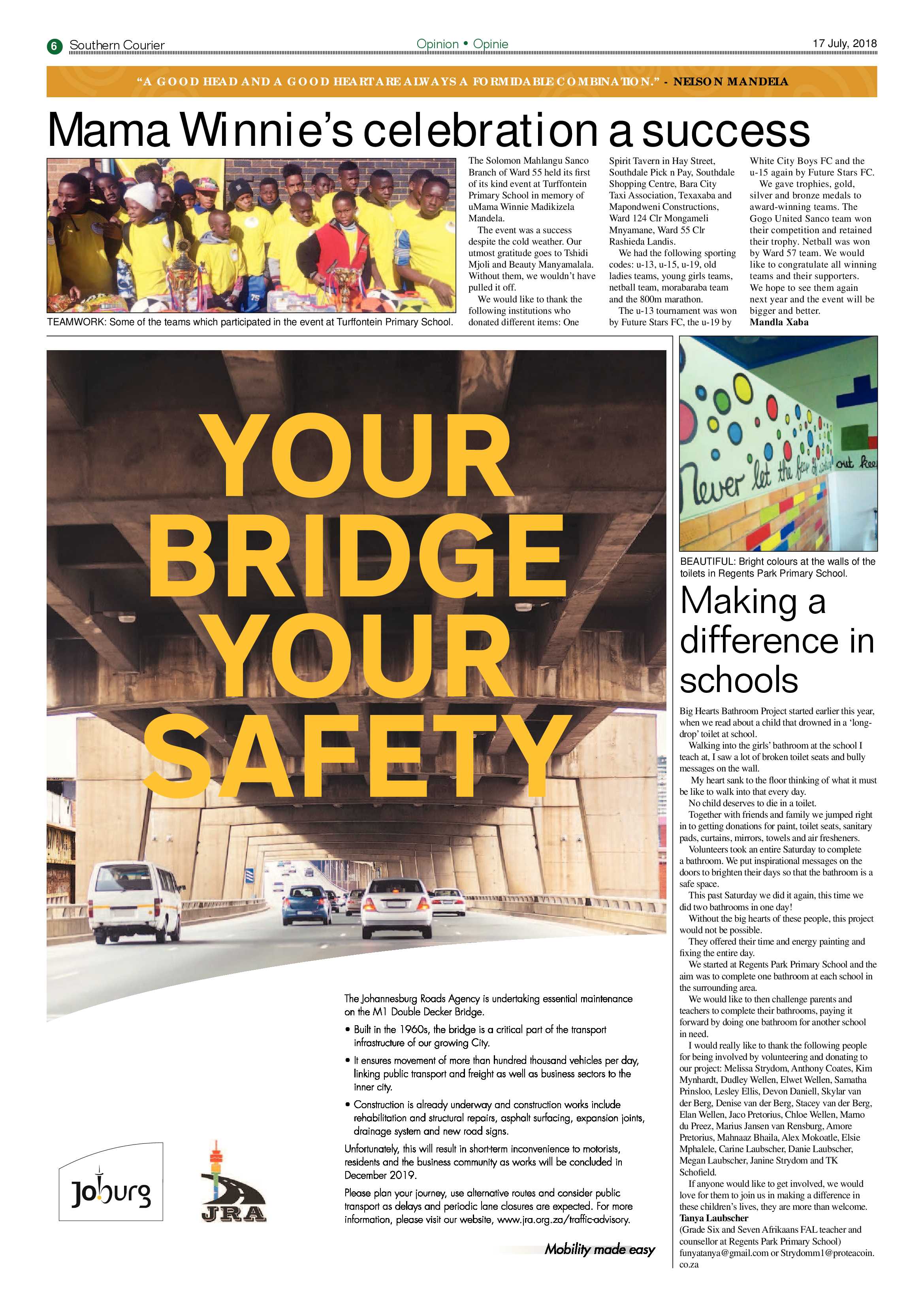 Southern Courier 17 July 2018 page 6