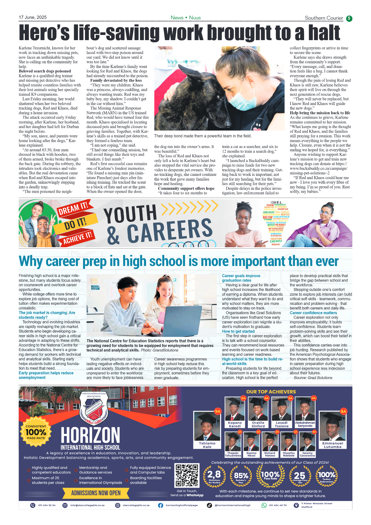 Southern Courier 17 June 2025 page 5
