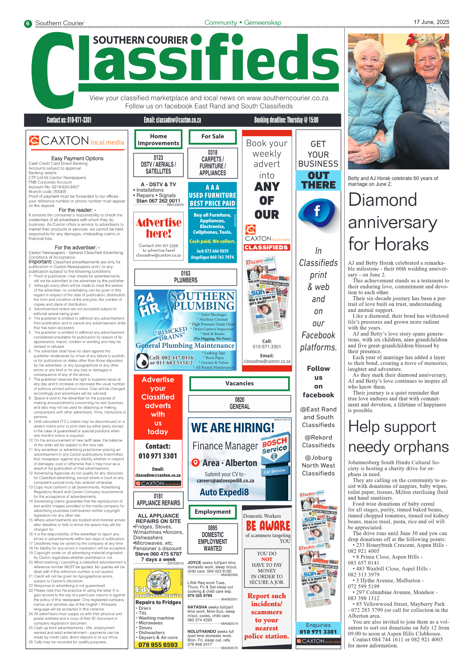 Southern Courier 17 June 2025 page 6