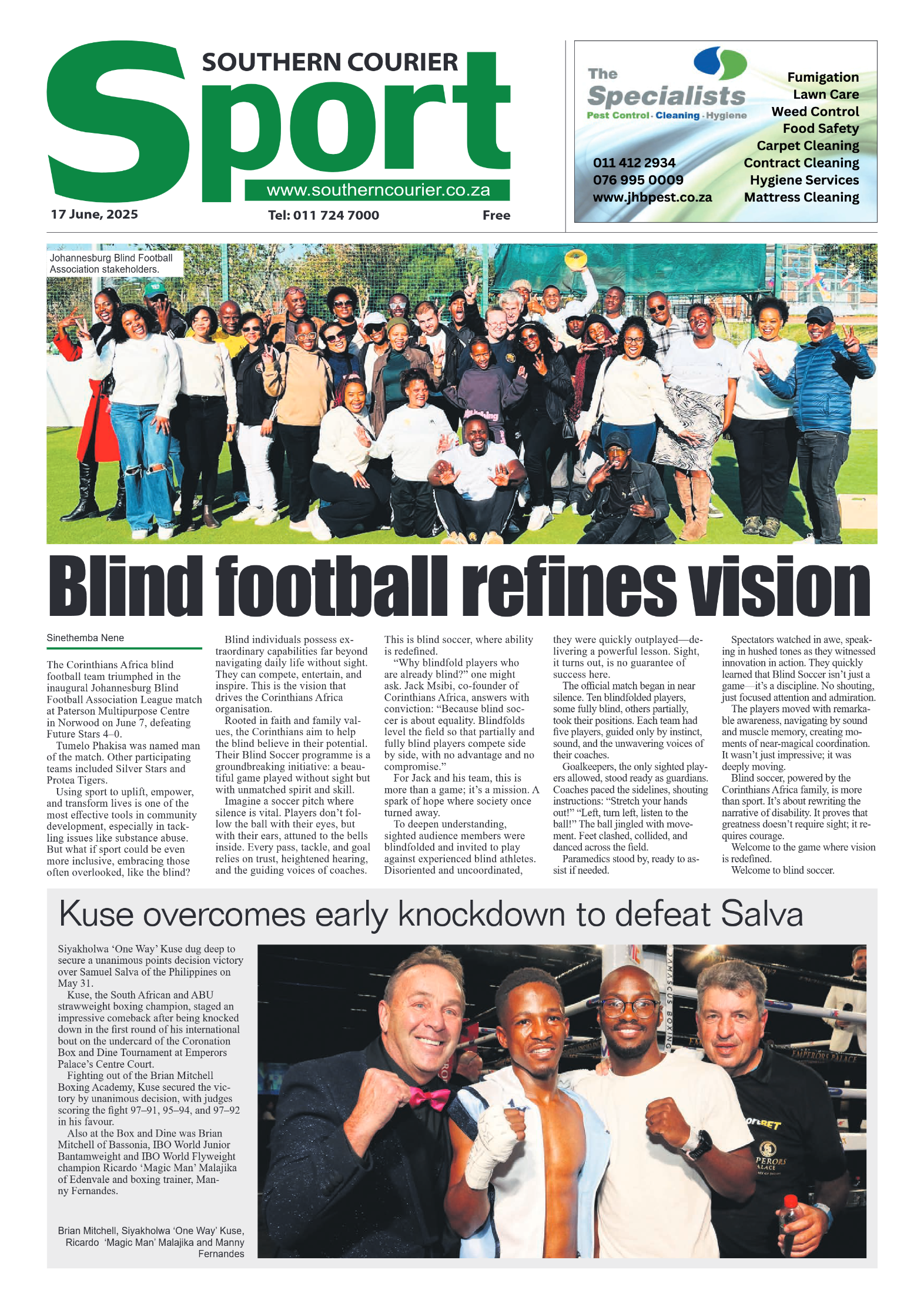 Southern Courier 17 June 2025 page 8