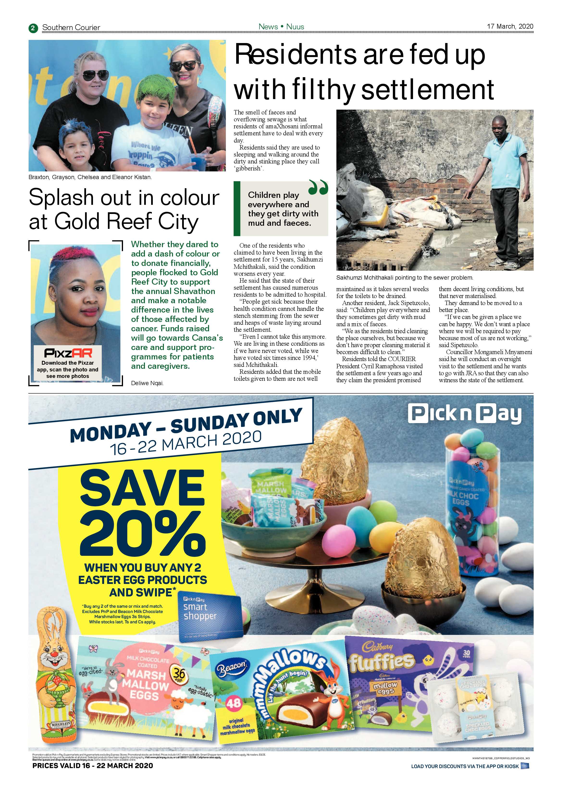 Southern Courier 17 March 2020 page 2