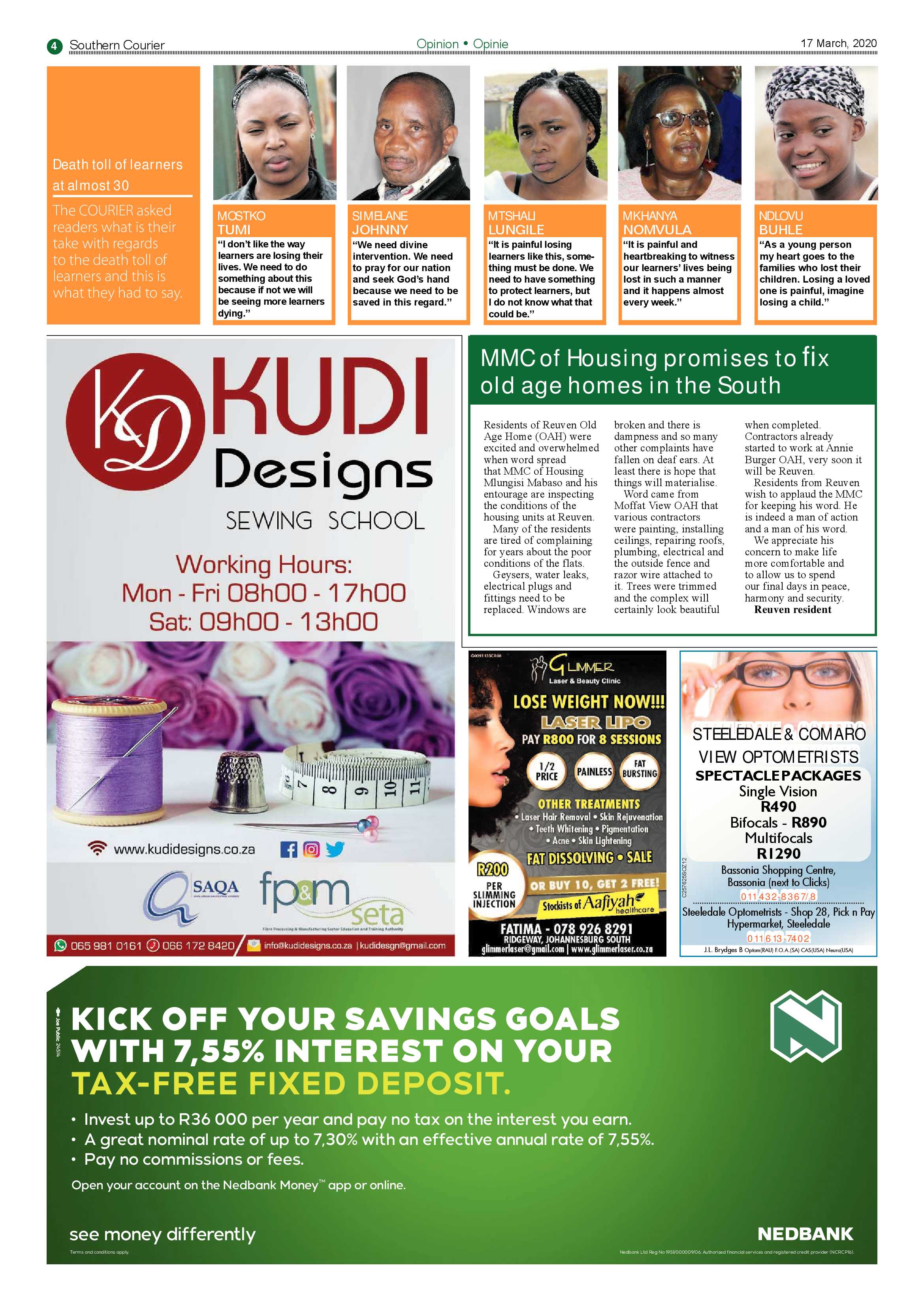 Southern Courier 17 March 2020 page 4