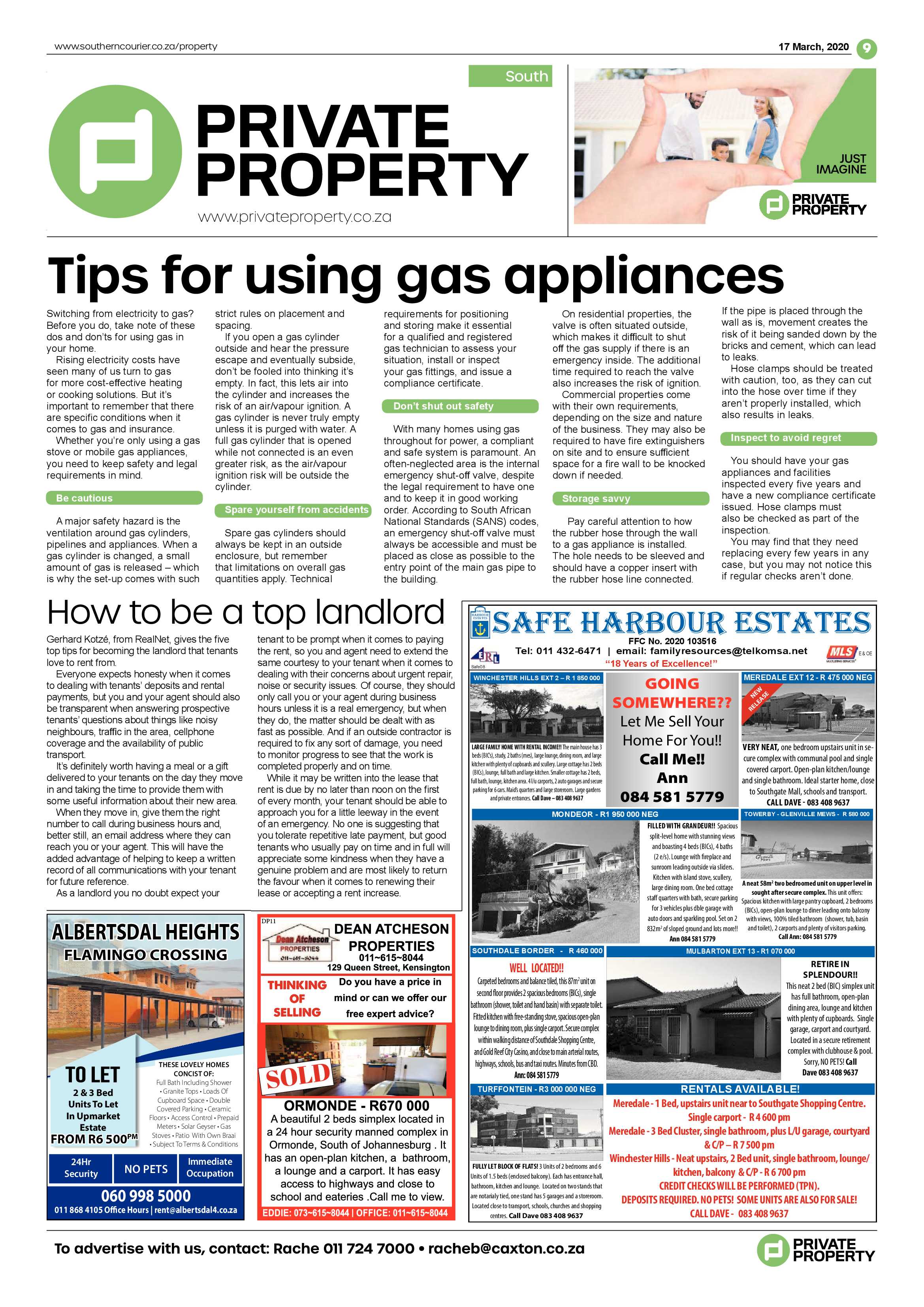 Southern Courier 17 March 2020 page 9
