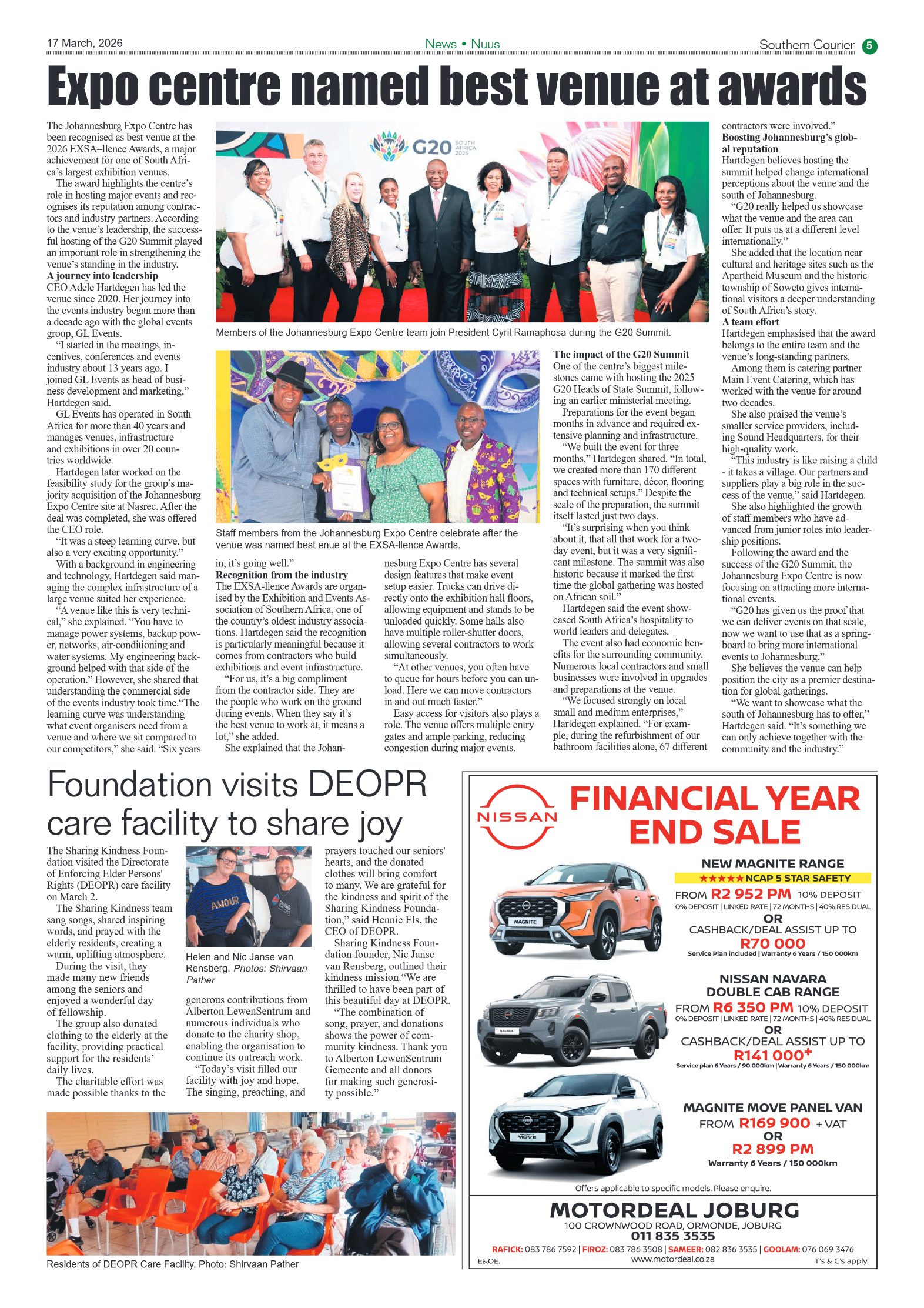 Southern Courier 17 March 2026 page 5