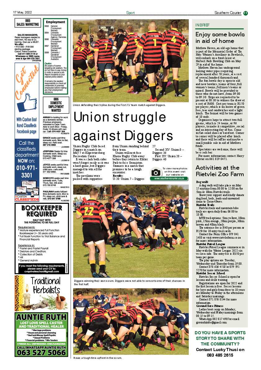 Southern Courier 17 May 2022 page 11