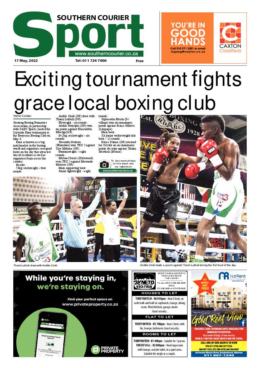 Southern Courier 17 May 2022 page 12