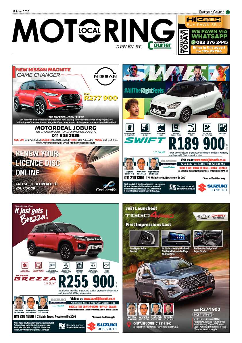 Southern Courier 17 May 2022 page 9